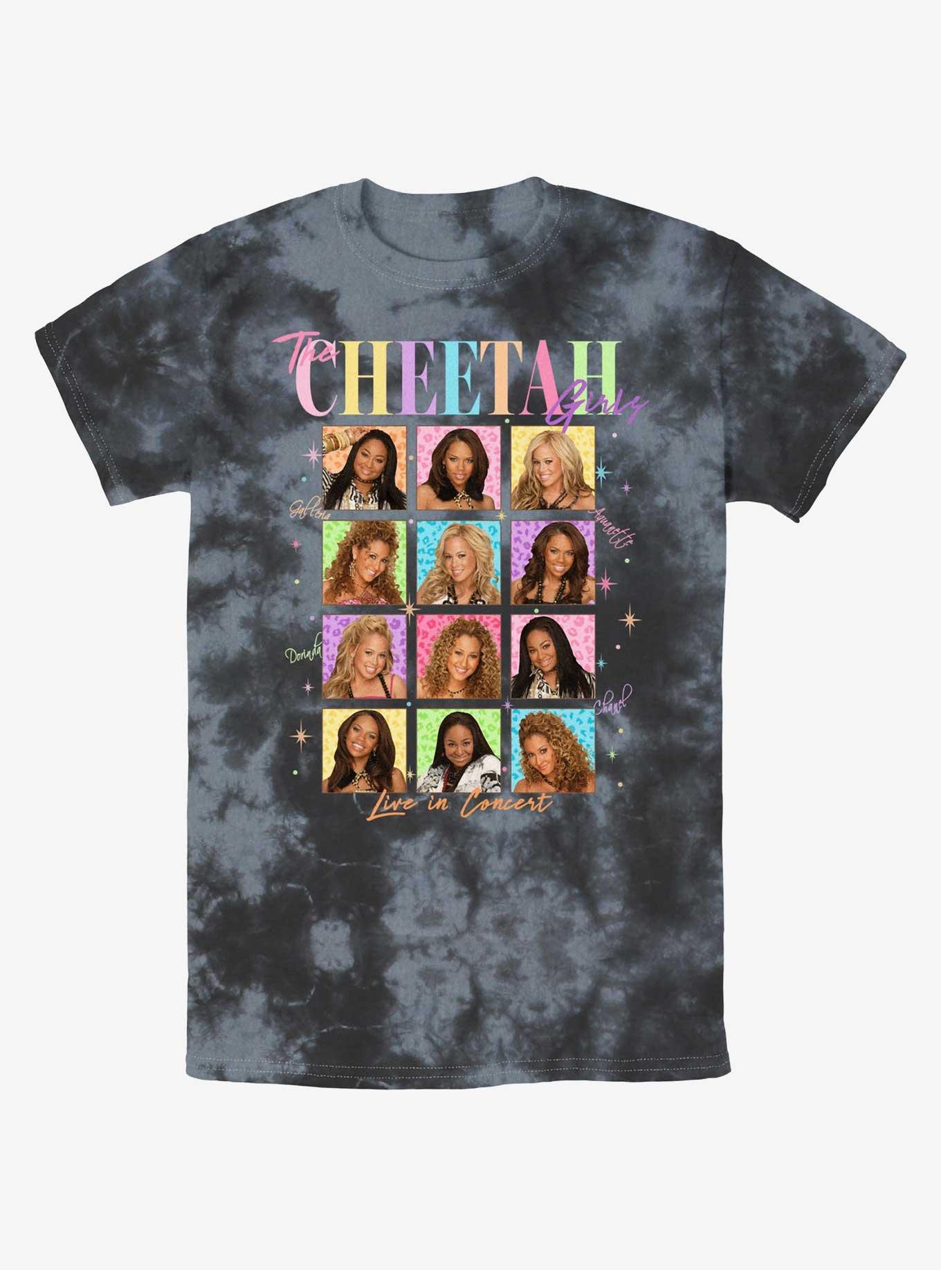 Disney Channel The Cheetah Girls Cheetah Boxup Tie-Dye T-Shirt, BLKCHAR, hi-res