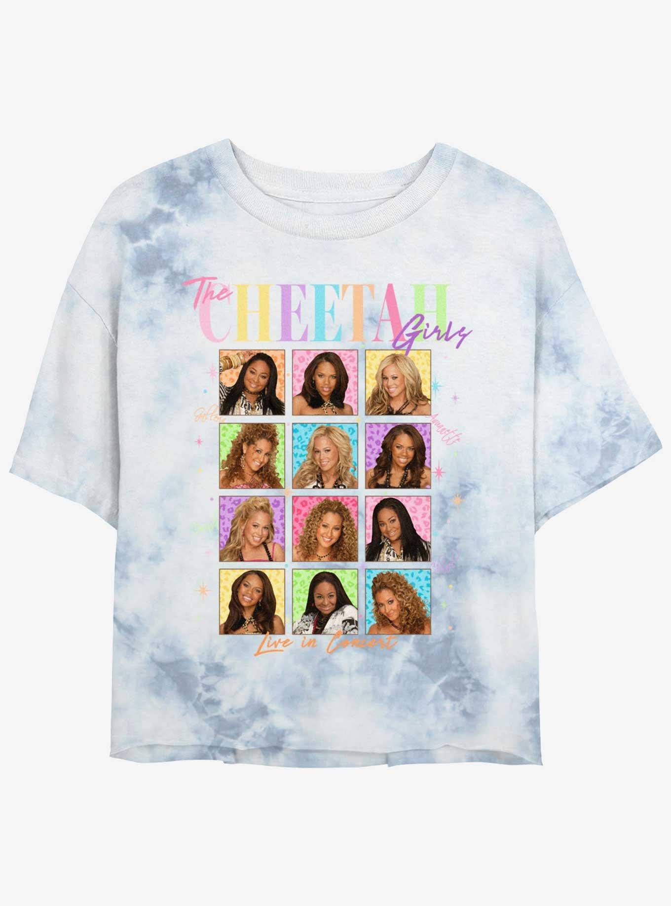 Disney Channel The Cheetah Girls Cheetah Boxup Girls Tie-Dye Crop T-Shirt, , hi-res