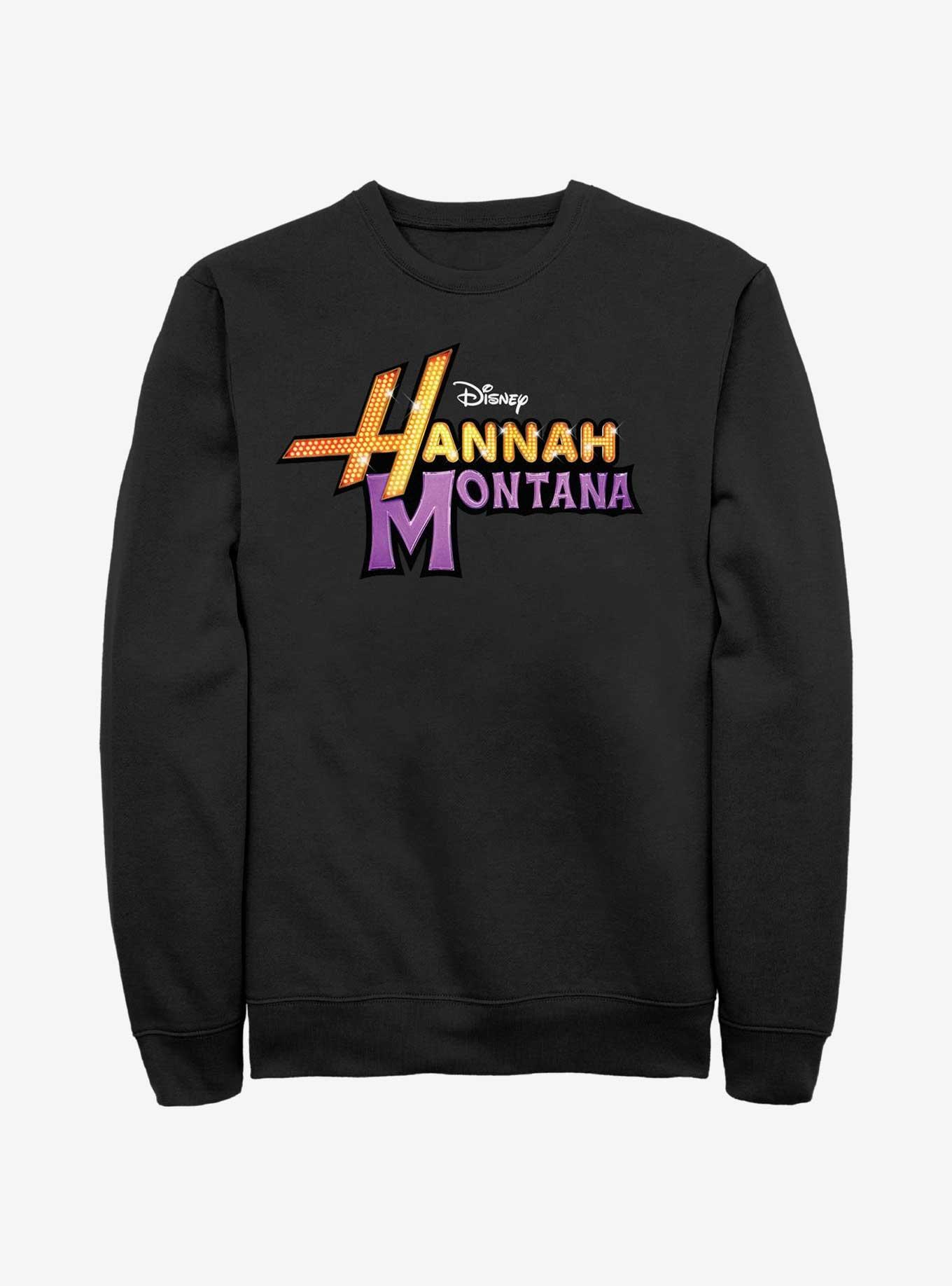 Disney Channel Hannah Montana Glam Logo Sweatshirt - BLACK | Hot Topic