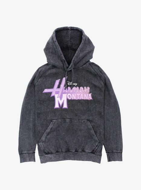 Disney Channel Hannah Montana Glam Logo Hoodie BLACK Hot Topic