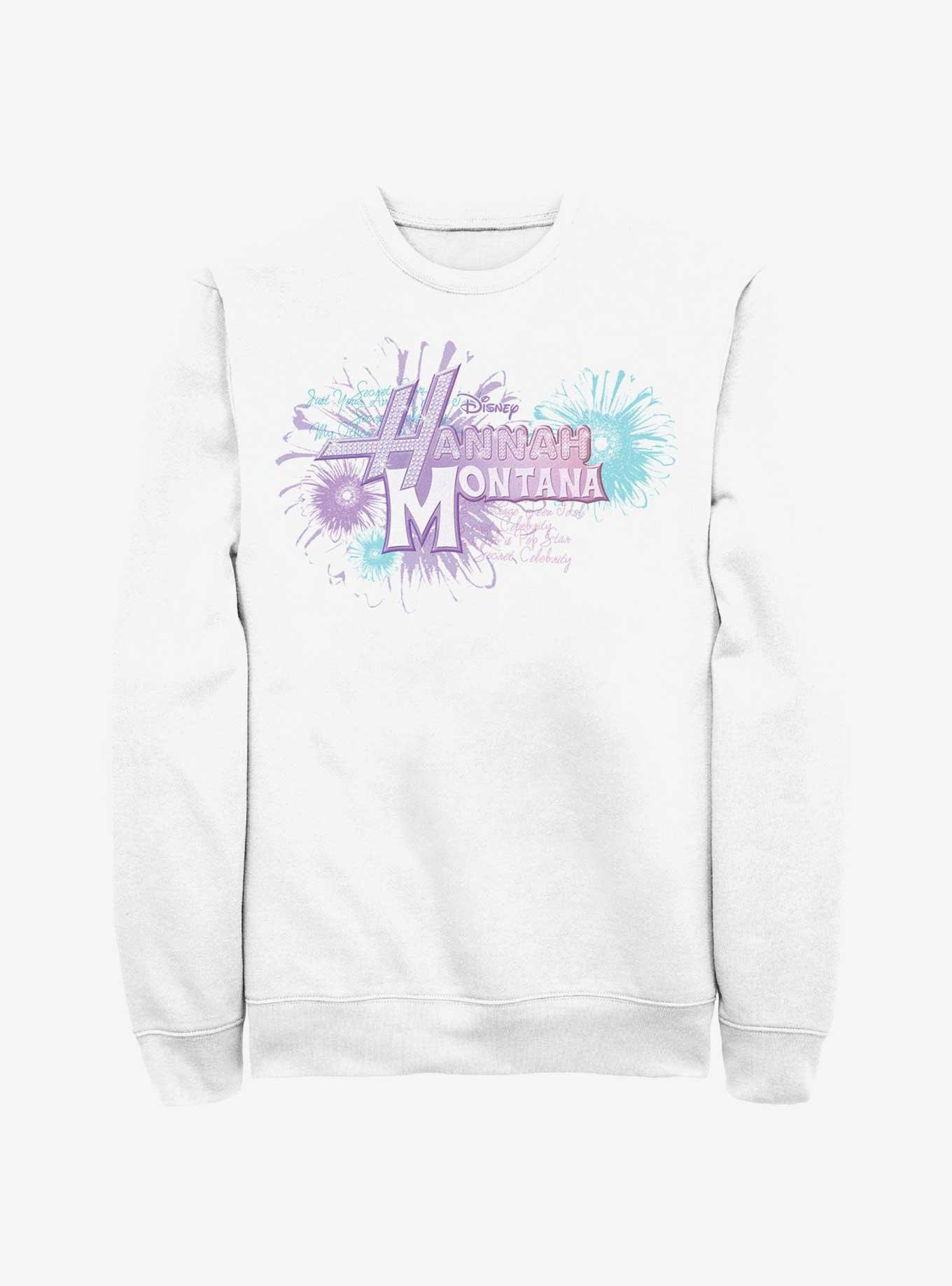 Disney Channel Hannah Montana Floral Logo Sweatshirt, , hi-res