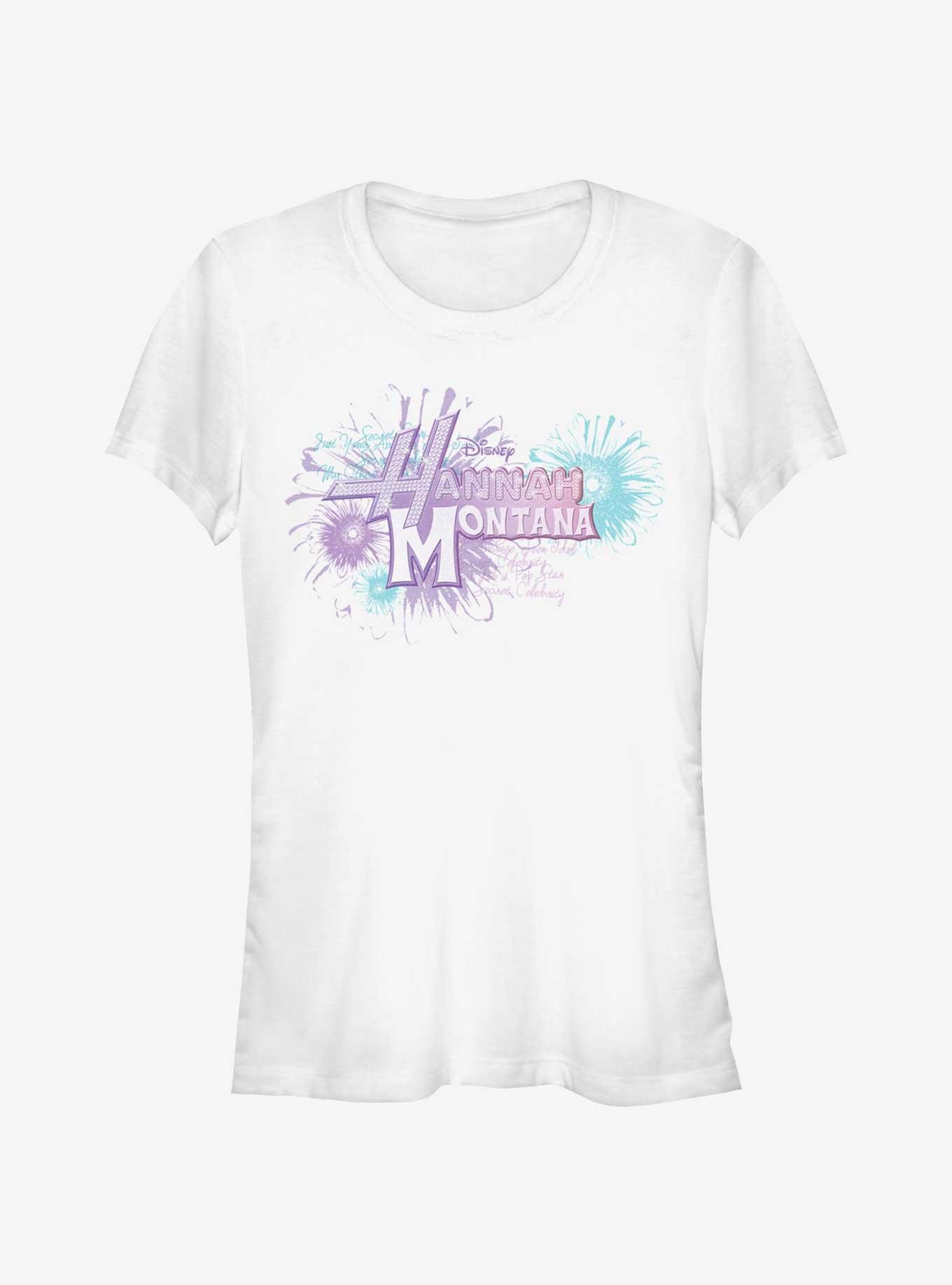 Disney Channel Hannah Montana Floral Logo Girls T-Shirt