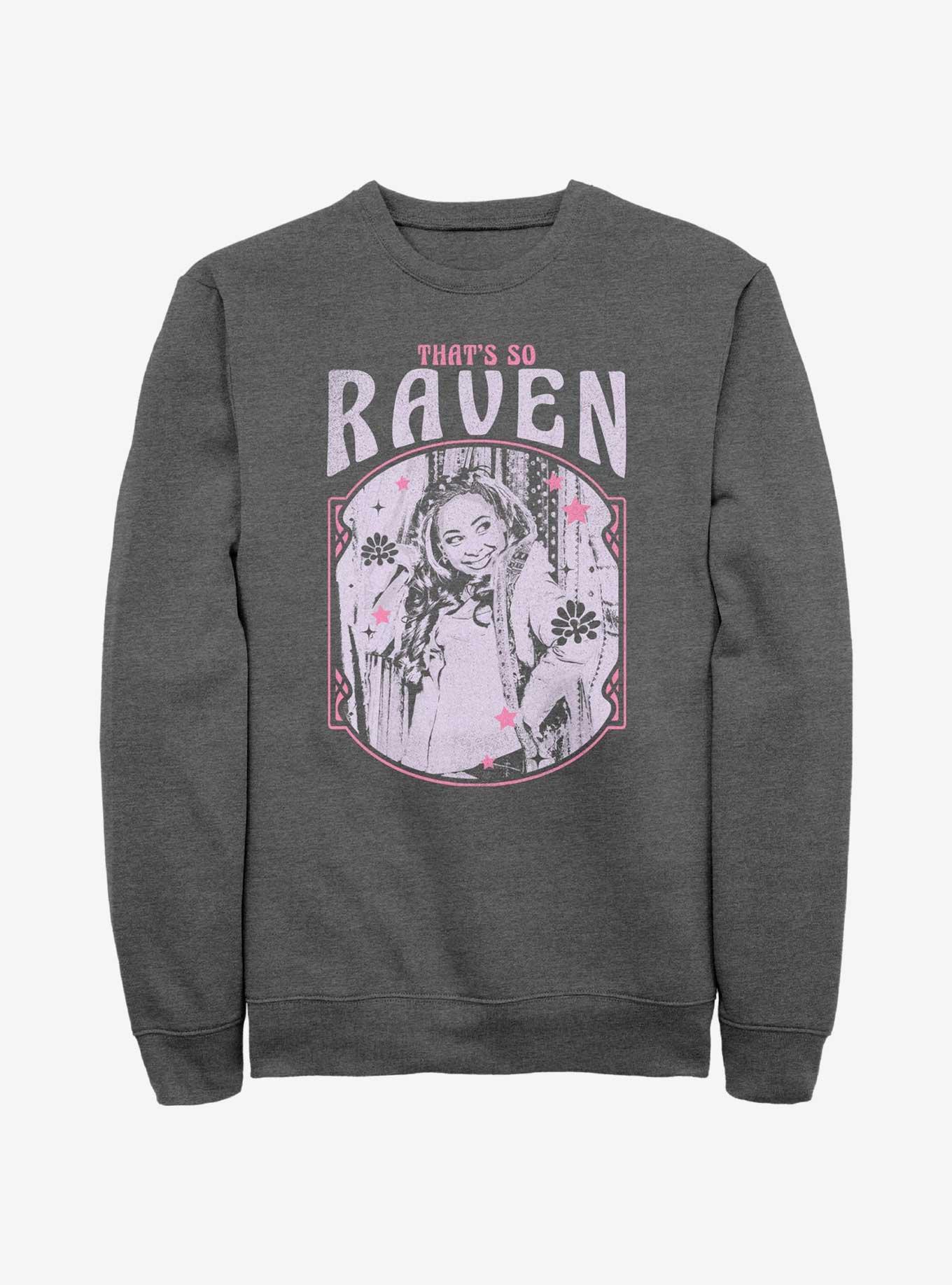 Disney Channel That's So Raven That's So Groovy Sweatshirt, CHAR HTR, hi-res