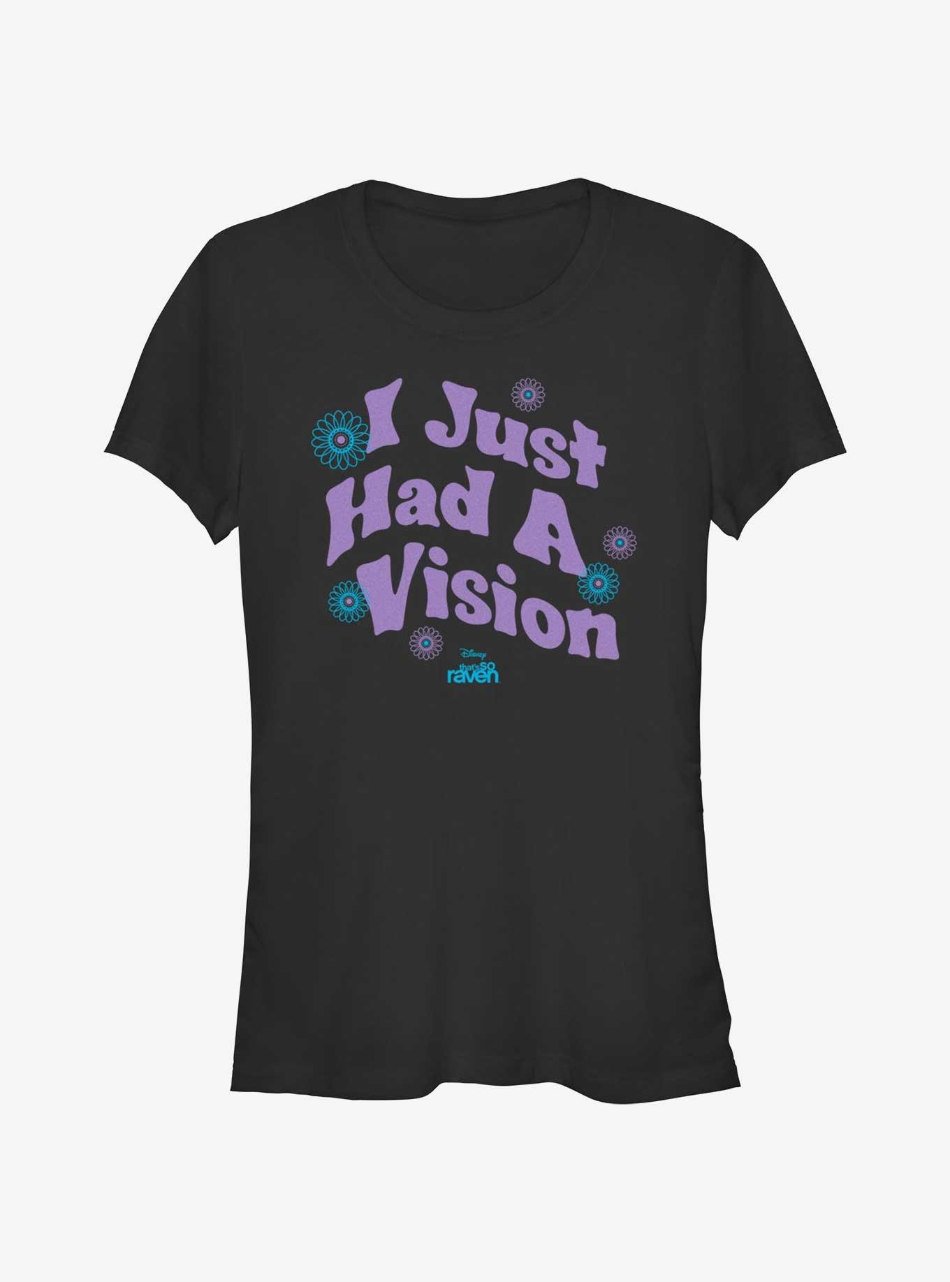 Disney Channel That's So Raven I Just Had A Vision Girls T-Shirt, BLACK, hi-res