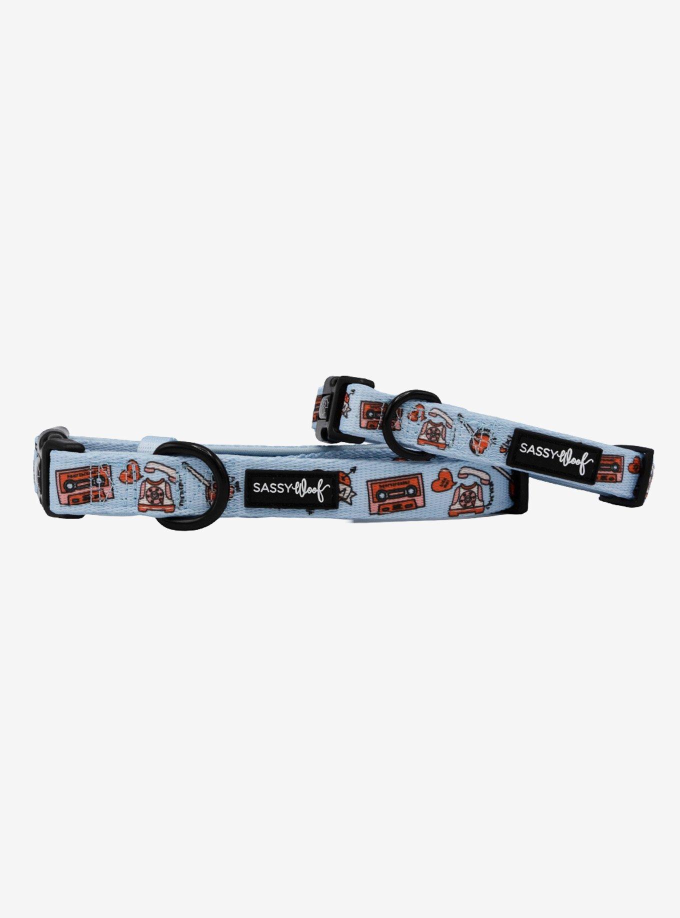 Sassy Woof Heartbreaker Dog Collar, BLUE, hi-res