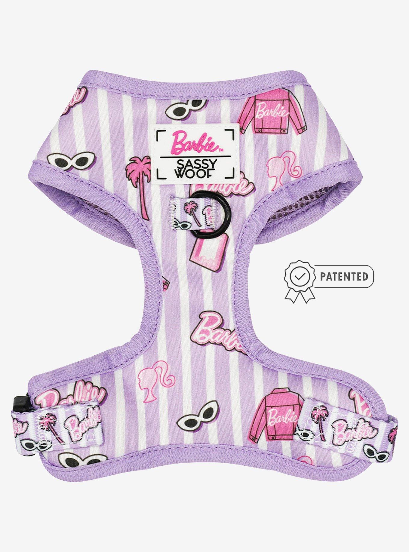 Barbie x Sassy Woof Closet Goals Adjustable Dog Harness, , hi-res