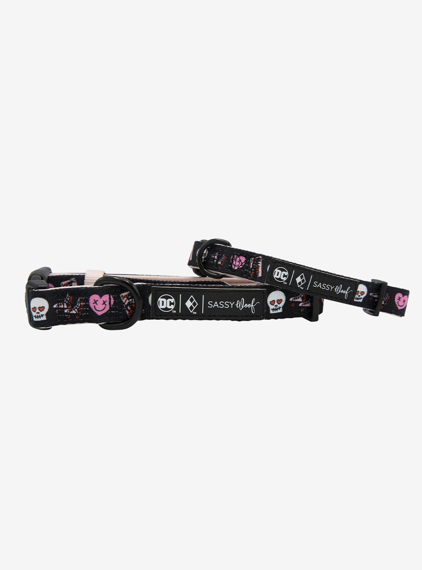 DC Comics Harley Quinn x Sassy Woof Dog Collar, , hi-res