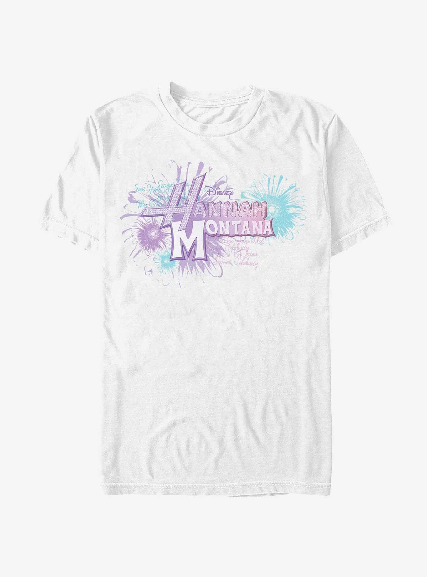 Disney Channel Hannah Montana Floral Logo T-Shirt, , hi-res