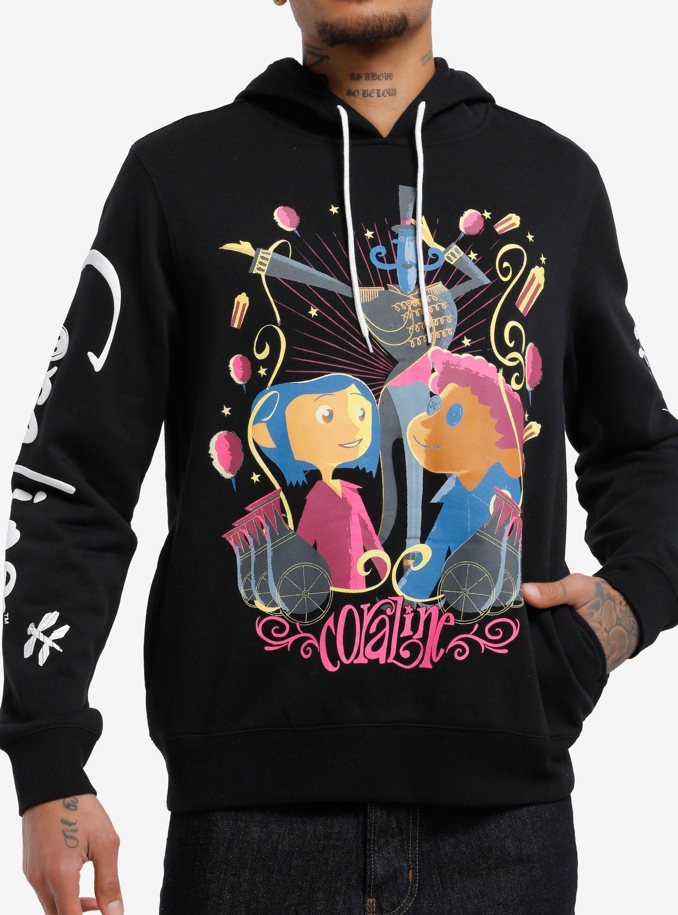 Coraline Circus Mice Art Hoodie, , hi-res