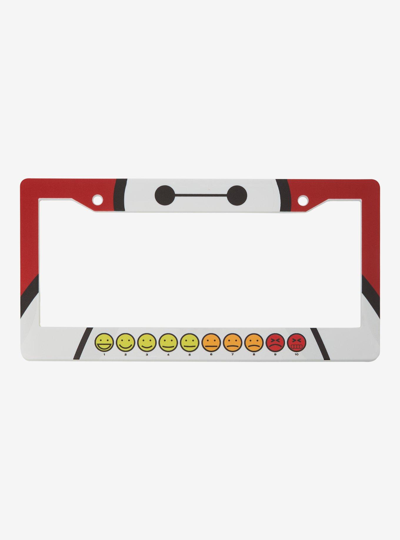 Disney Big Hero 6 Baymax Pain Scale License Plate Frame - BoxLunch Exclusive, , hi-res