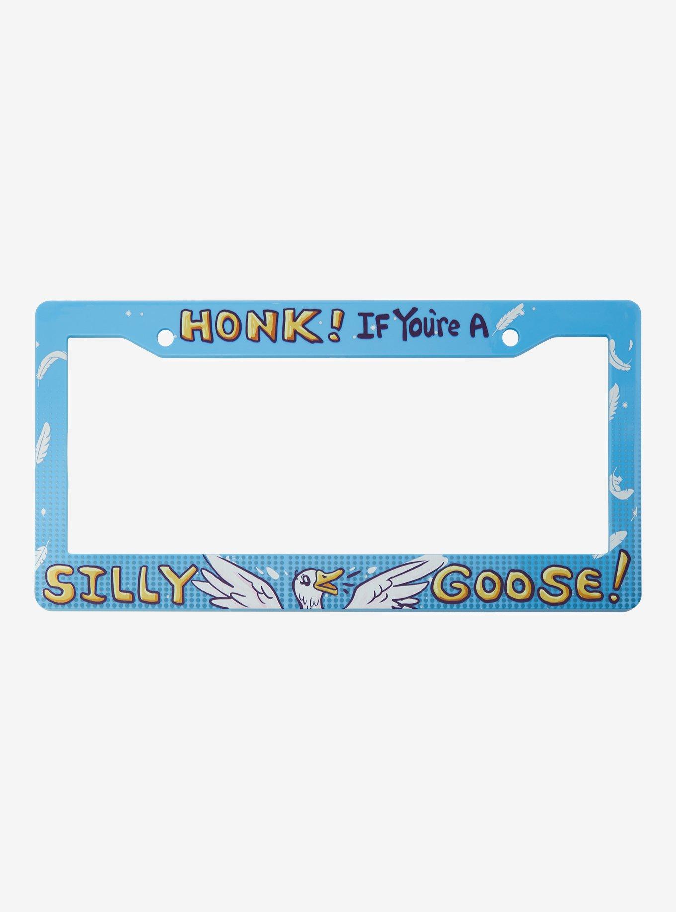 Honk If You're a Silly Goose License Plate Frame - BoxLunch Exclusive, , hi-res