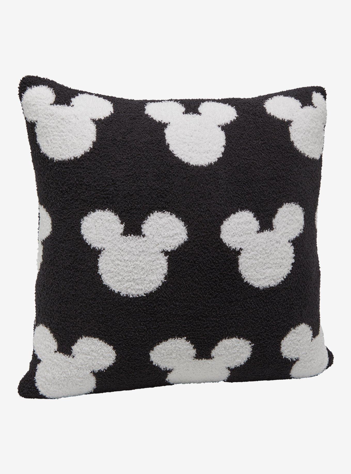 Disney Mickey Mouse Ear Silhouette Allover Print Square Pillow &mdash; BoxLunch Exclusive, , hi-res