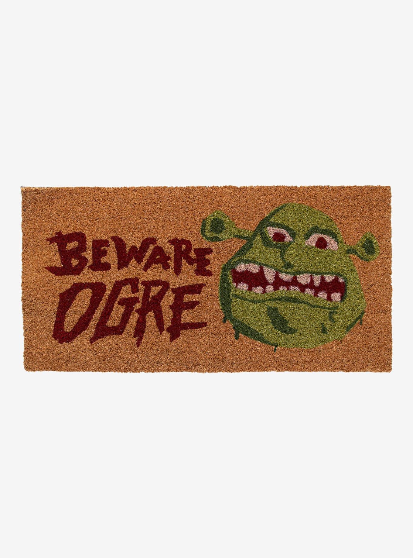 Shrek Beware Ogre Door Mat - BoxLunch Exclusive, , hi-res