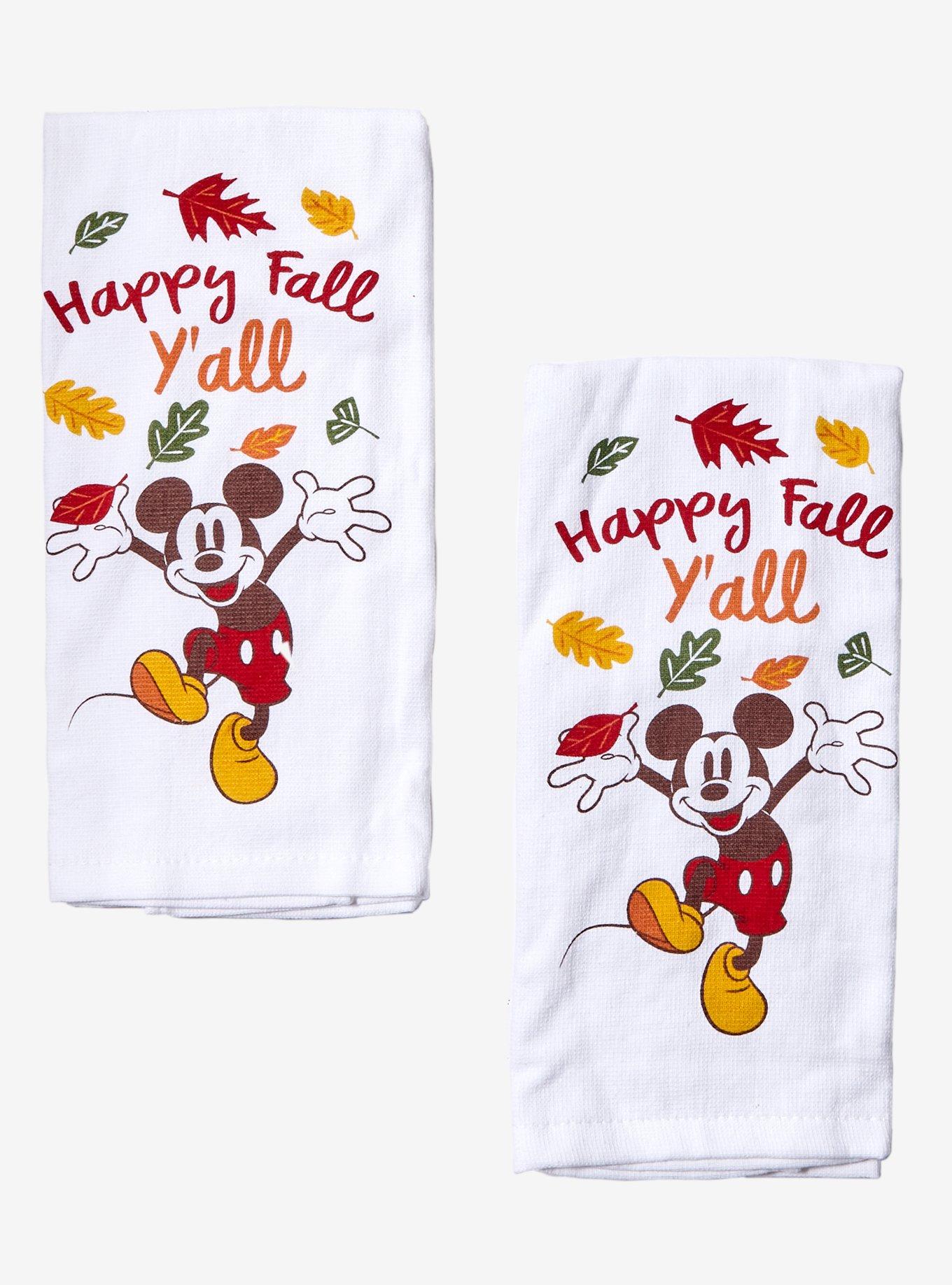 Disney Mickey Mouse Happy Fall Y'all Towel Set