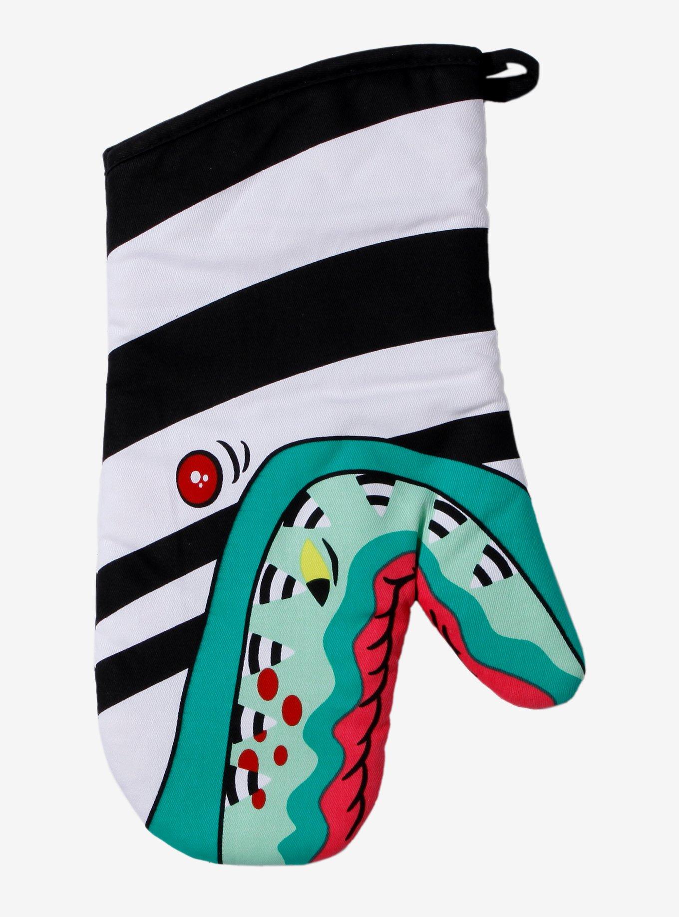 Beetlejuice Sandworm Striped Oven Mitt, , hi-res