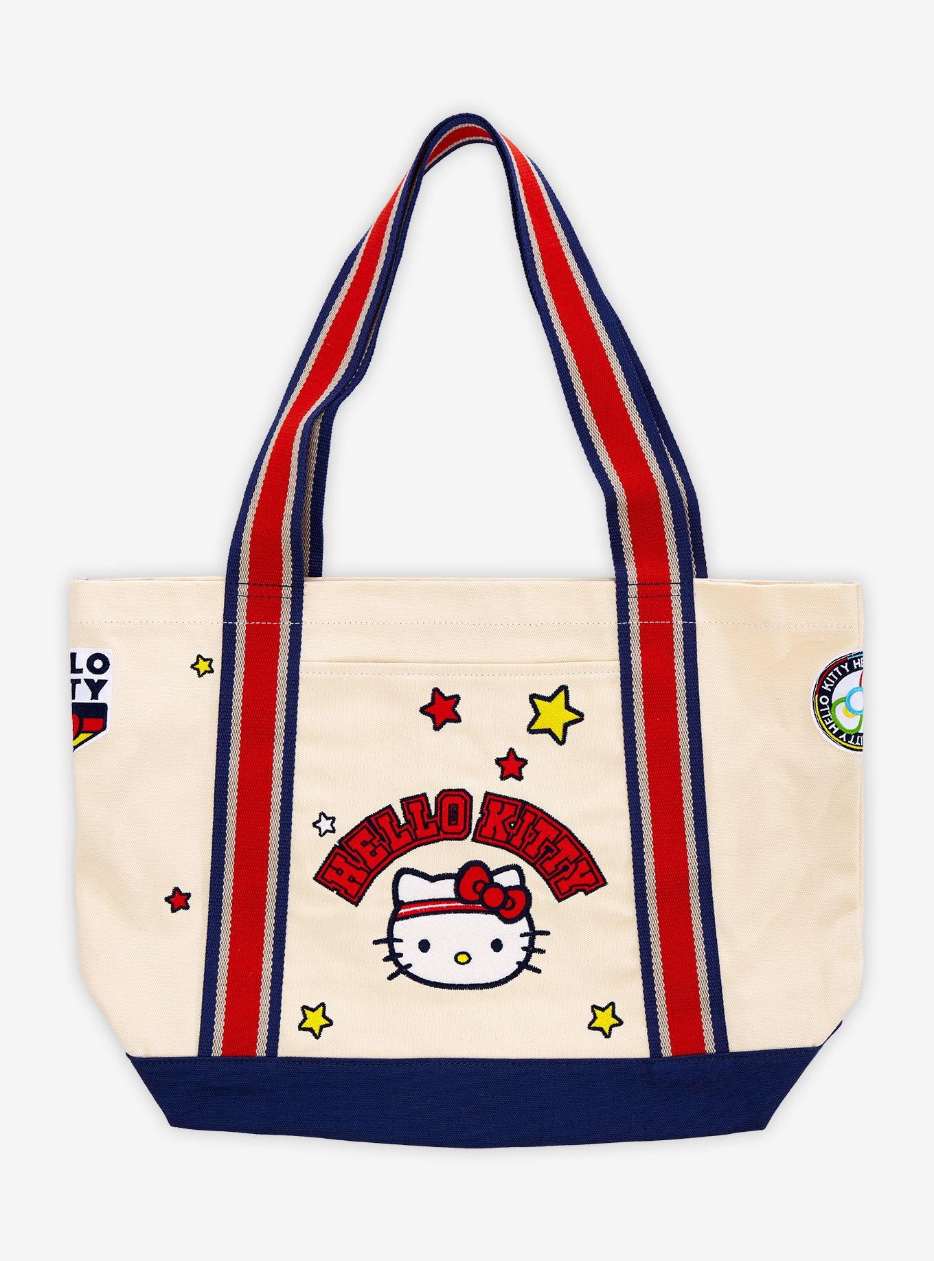 Sanrio Hello Kitty Sporty Icons Canvas Tote Bag BoxLunch