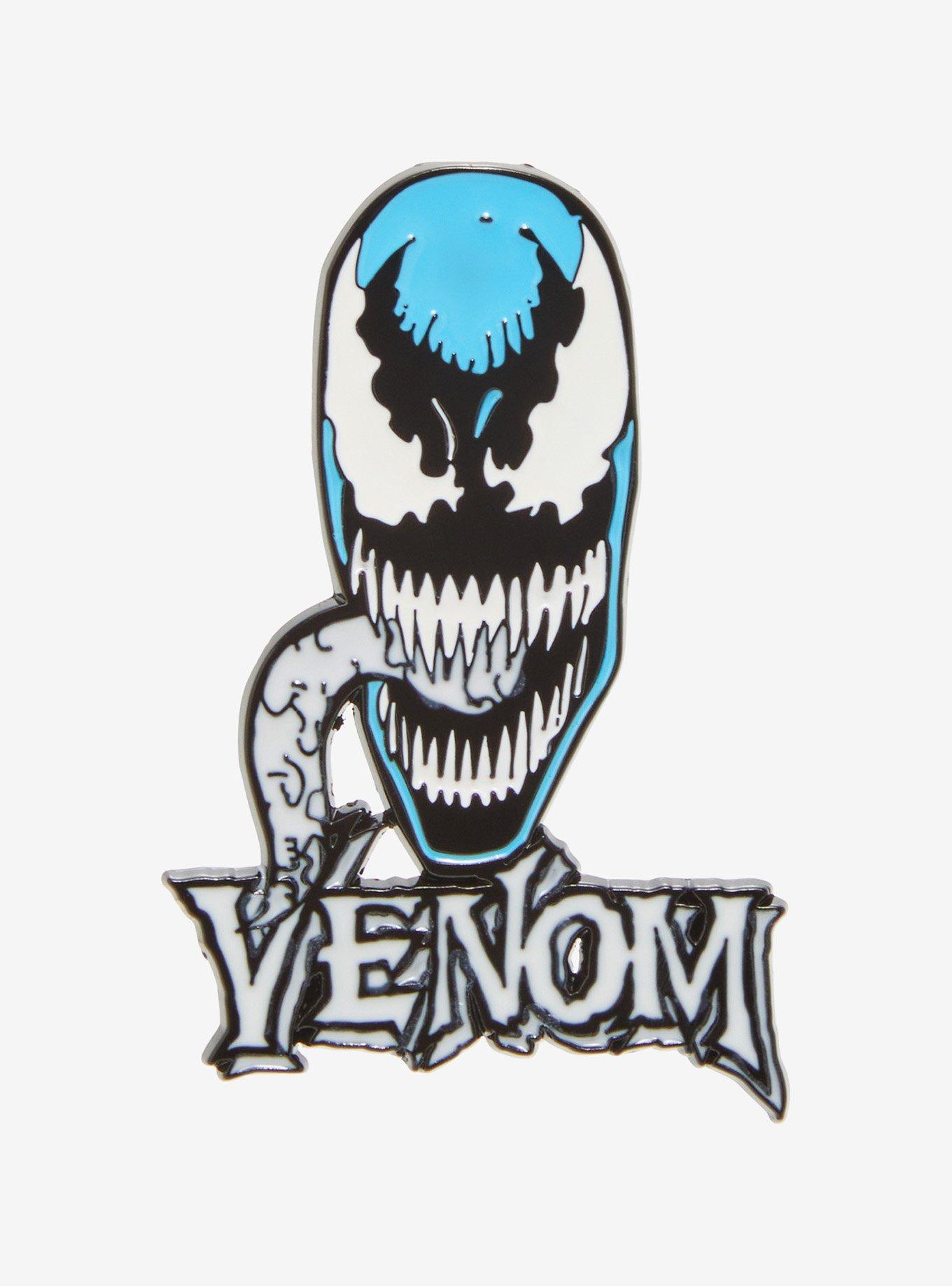 Marvel Venom UV Reactive Enamel Pin — BoxLunch Exclusive, , hi-res