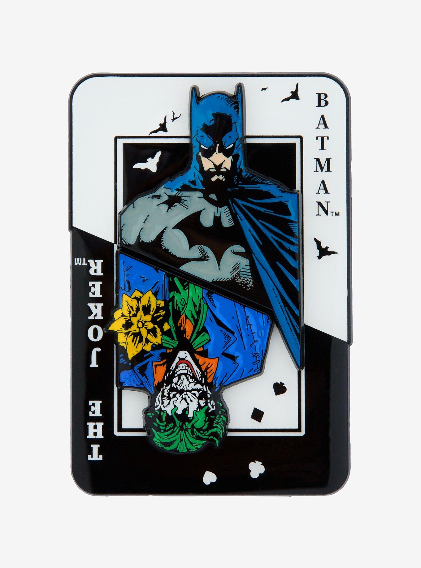 DC Comics Batman The Joker Playing Card 3 Piece Enamel Pin — BoxLunch Exclusive, , hi-res