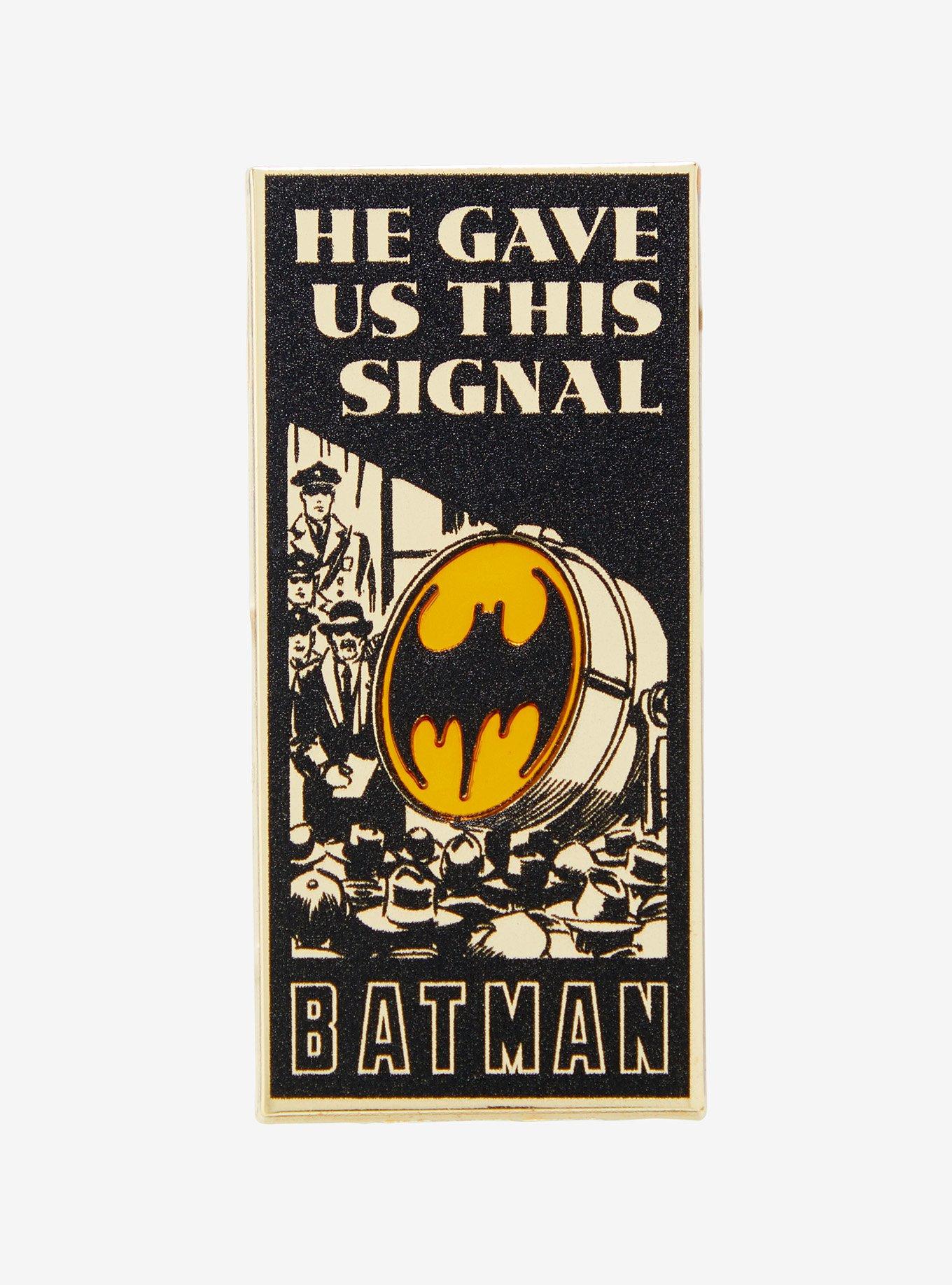 DC Comics Batman Bat Signal Enamel Pin — BoxLunch Exclusive, , hi-res