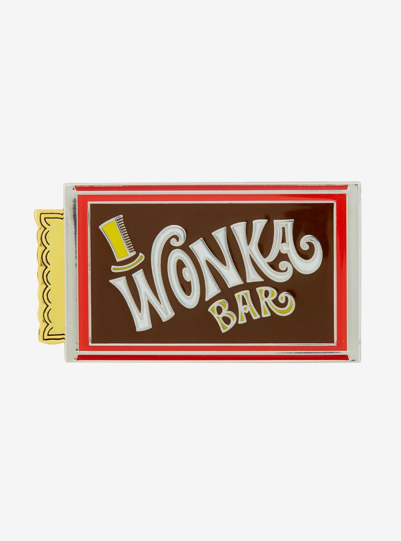 Willy Wonka and the Chocolate Factory Golden Ticket Sliding Enamel Pin — BoxLunch Exclusive, , hi-res