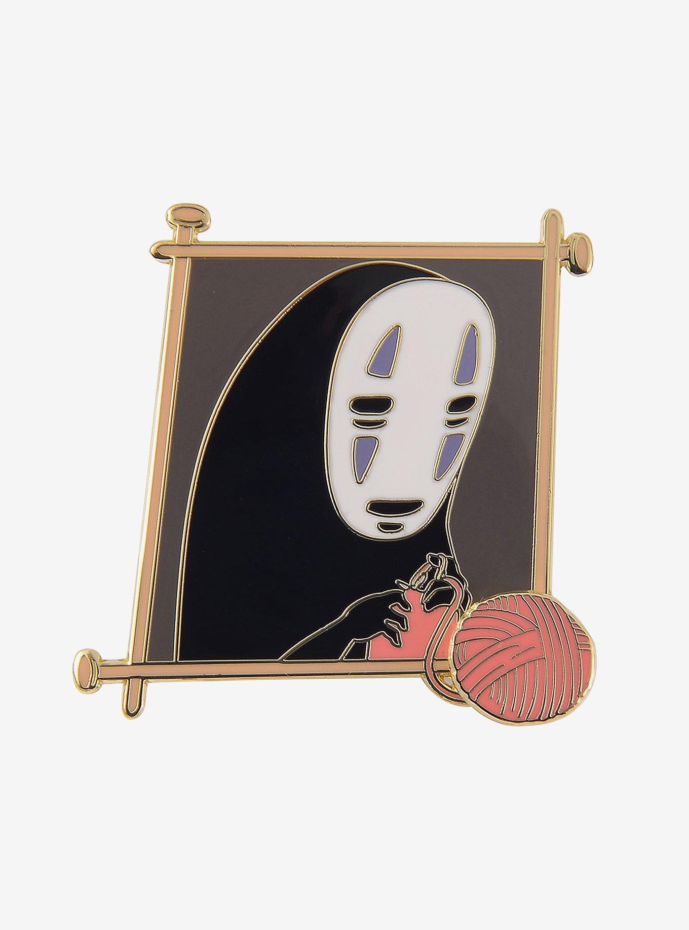 Studio Ghibli® Spirited Away No-Face Yarn Enamel Pin — BoxLunch Exclusive, , hi-res