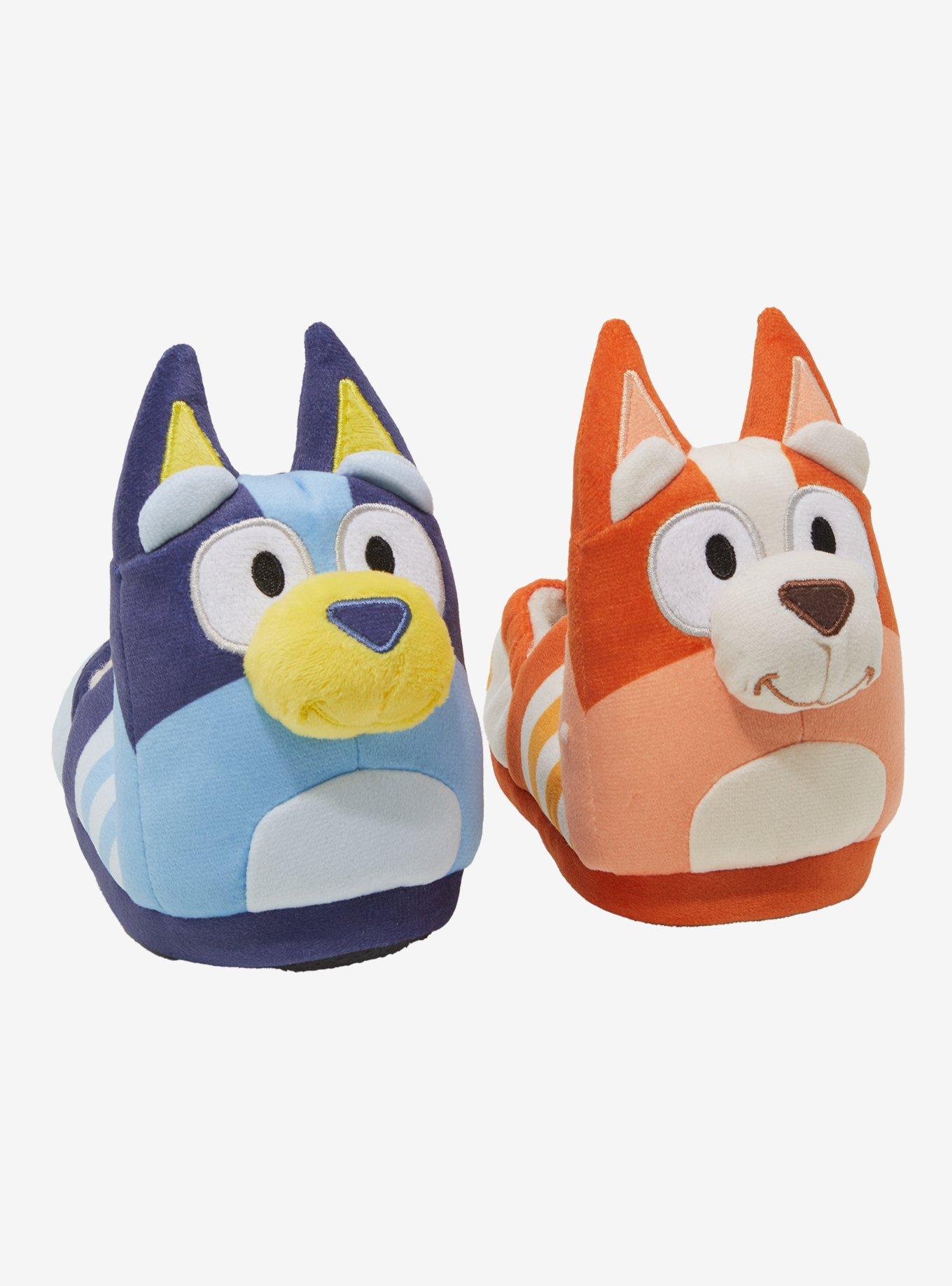 Bluey Bingo & Bluey Figural Plush Toddler Slippers