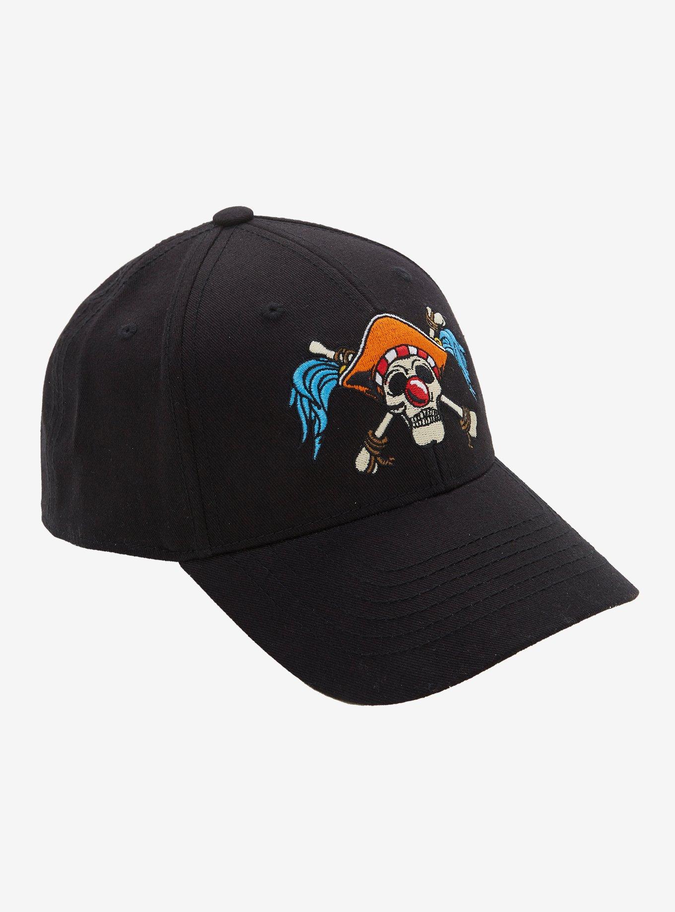 One Piece Buggy Jolly Roger Snapback Hat | Hot Topic