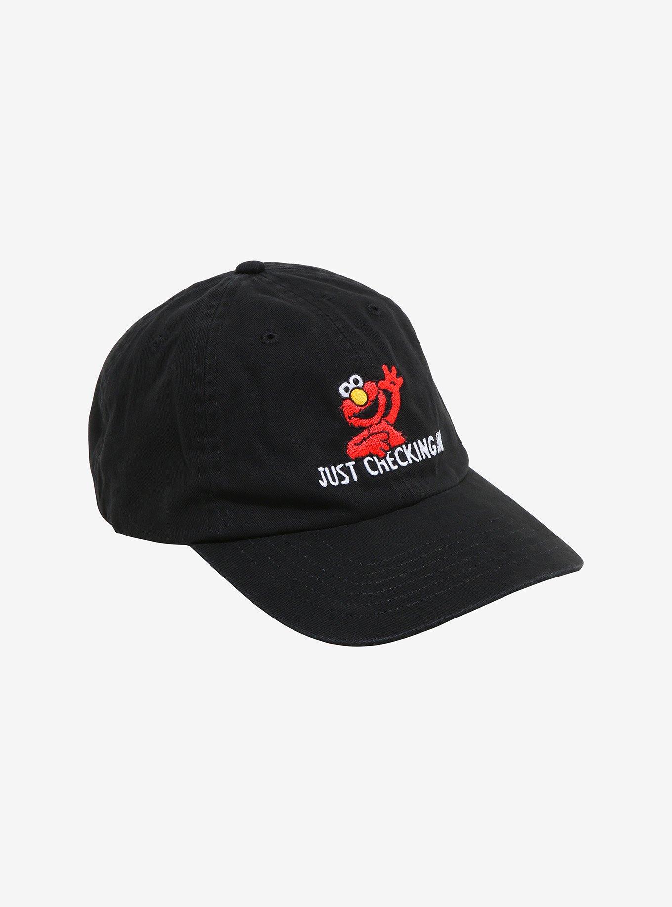 Sesame Street Elmo Checking In Dad Cap, , hi-res