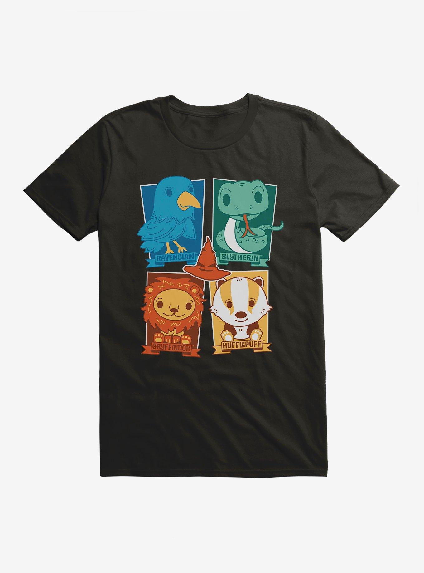 Harry Potter Comic Style Sorting Hat Hogwarts Houses T-Shirt, , hi-res