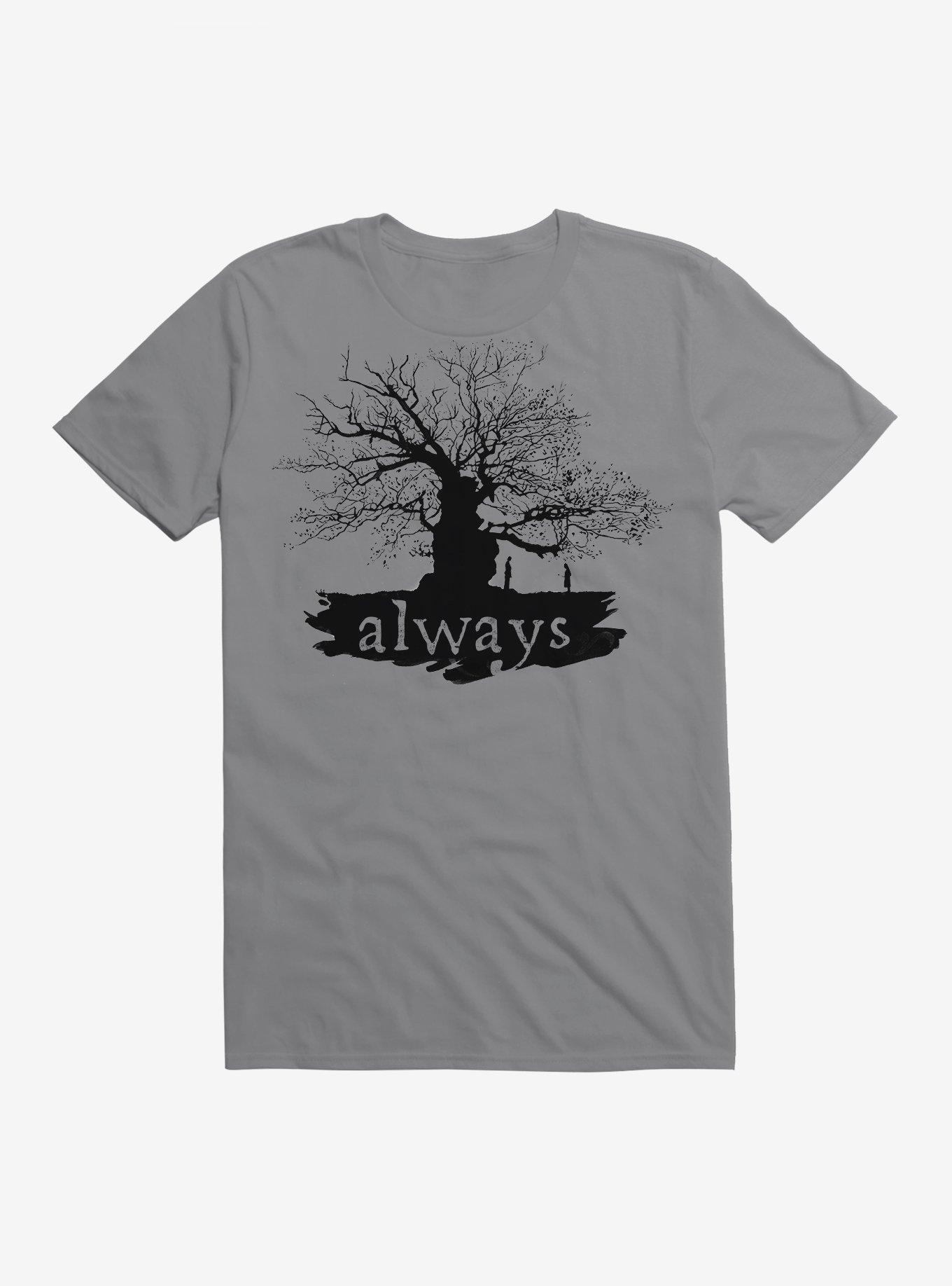 Harry Potter Always Tree Black T-Shirt, , hi-res