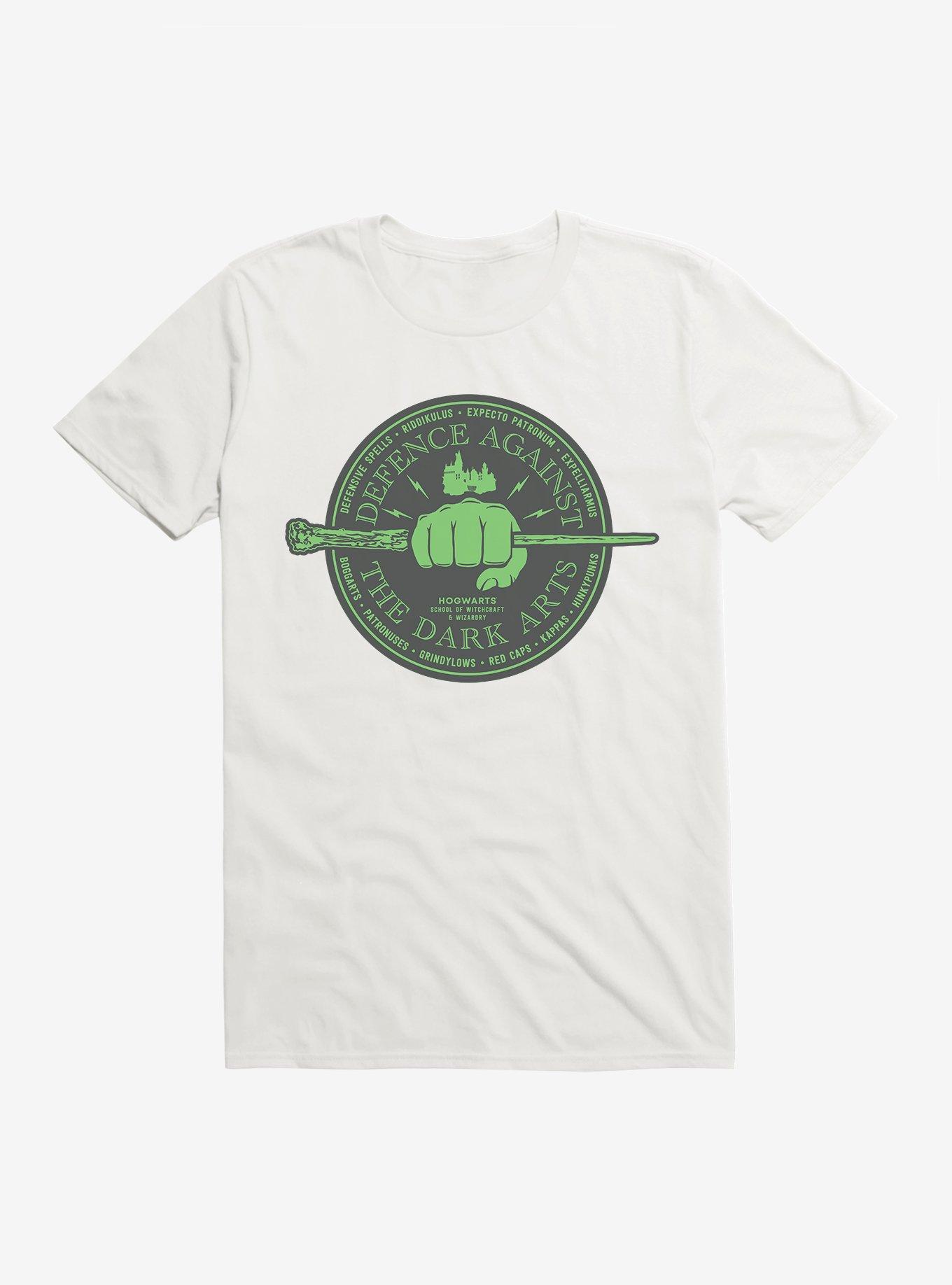 Harry Potter Hogwarts Defence Against Dark Arts T-Shirt, WHITE, hi-res
