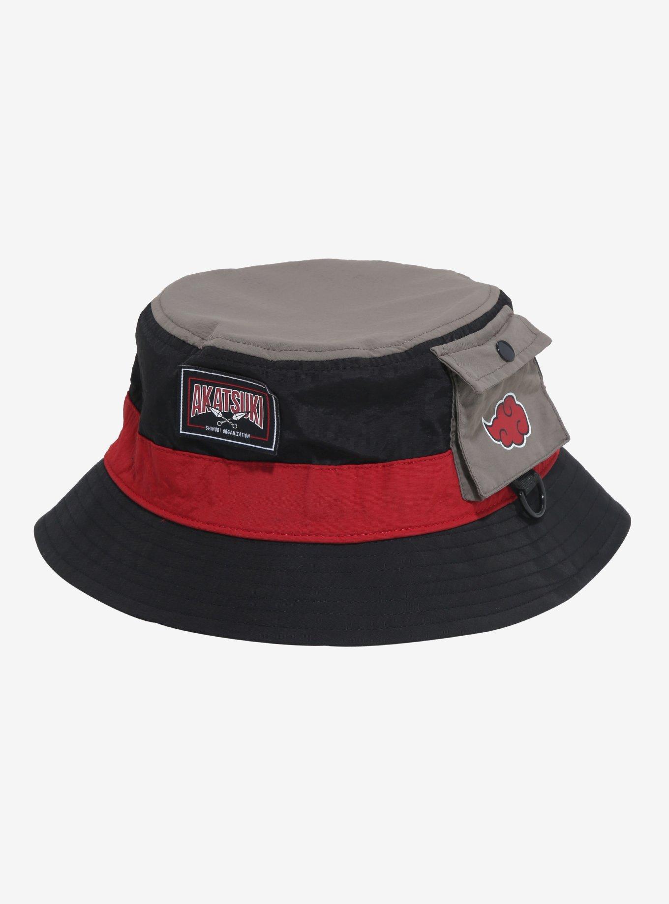 Naruto Shippuden Akatsuki Utility Bucket Hat, , hi-res