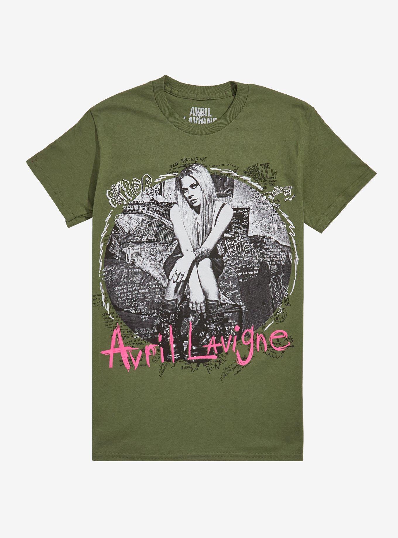 Avril Lavigne Gr8est Hits Boyfriend Fit Girls T-Shirt, , hi-res