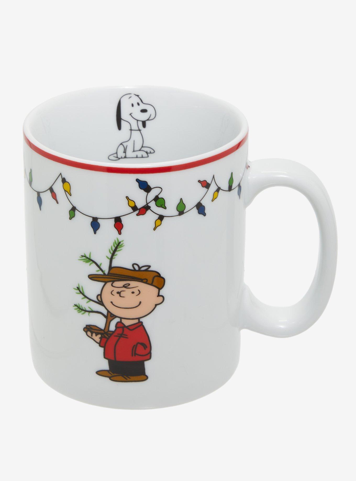 Peanuts Charlie Brown & Snoopy Holiday Lights Mug, , hi-res