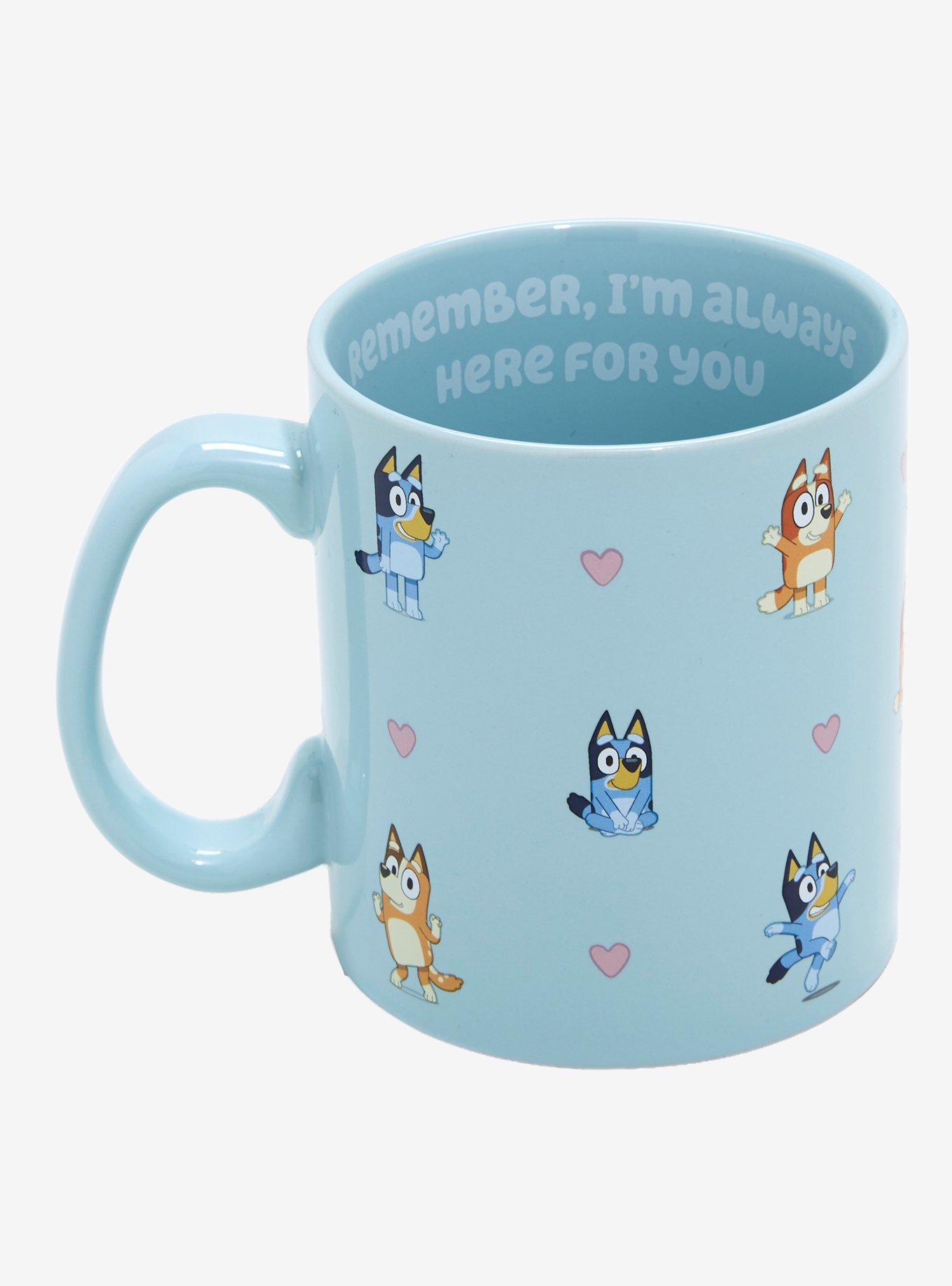 Bluey Heeler Family Hearts Mug, , hi-res