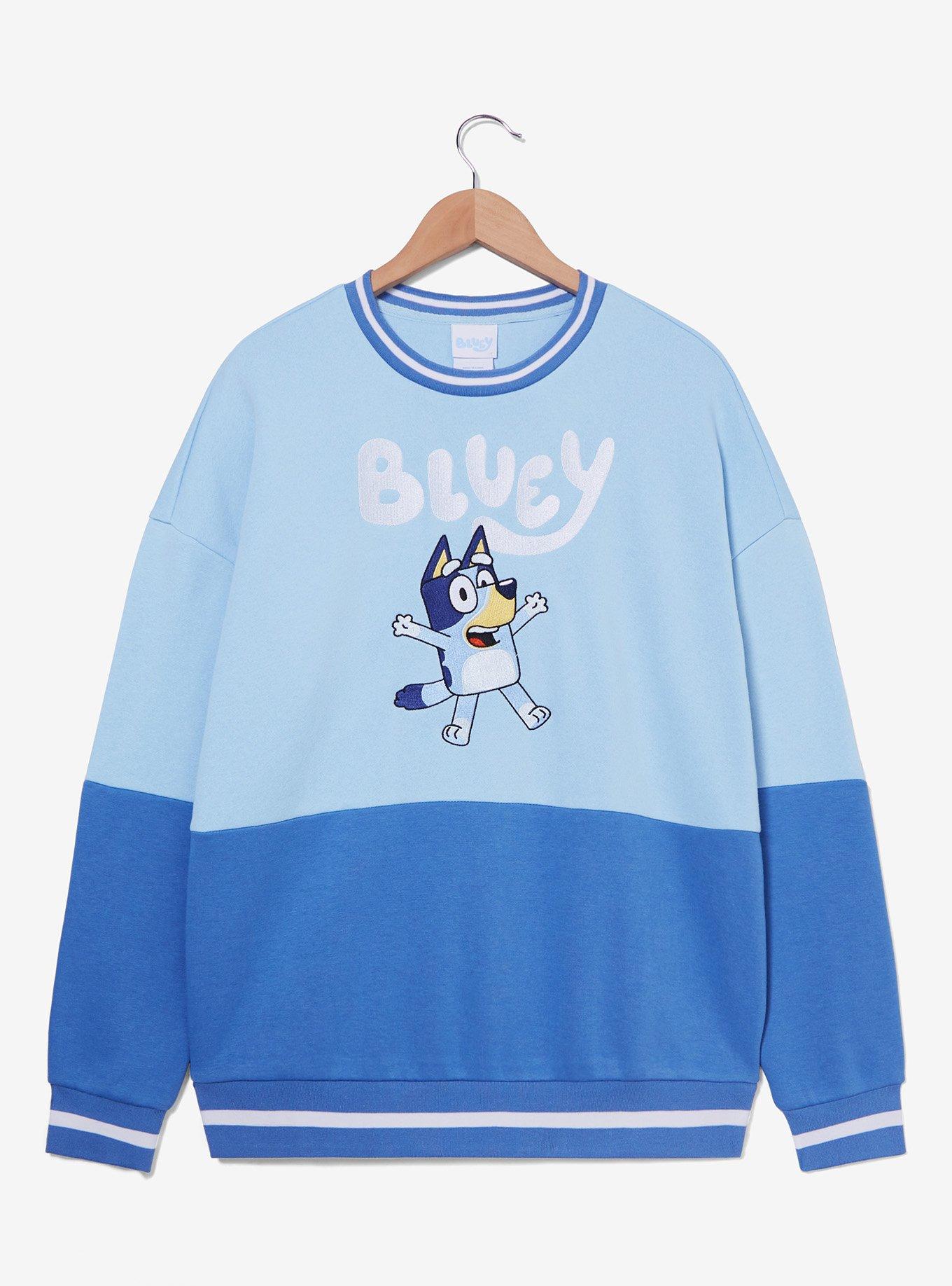 Bluey Portrait Panel Crewneck - BoxLunch Exclusive, , hi-res