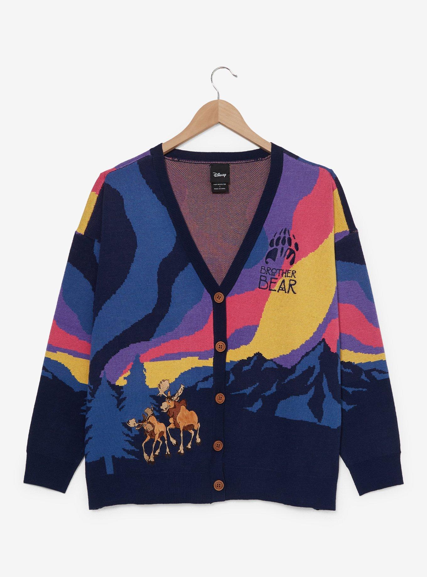 Brother Bear Northern Lights Plus Size Cardigan - BoxLunch Exclusive, , hi-res