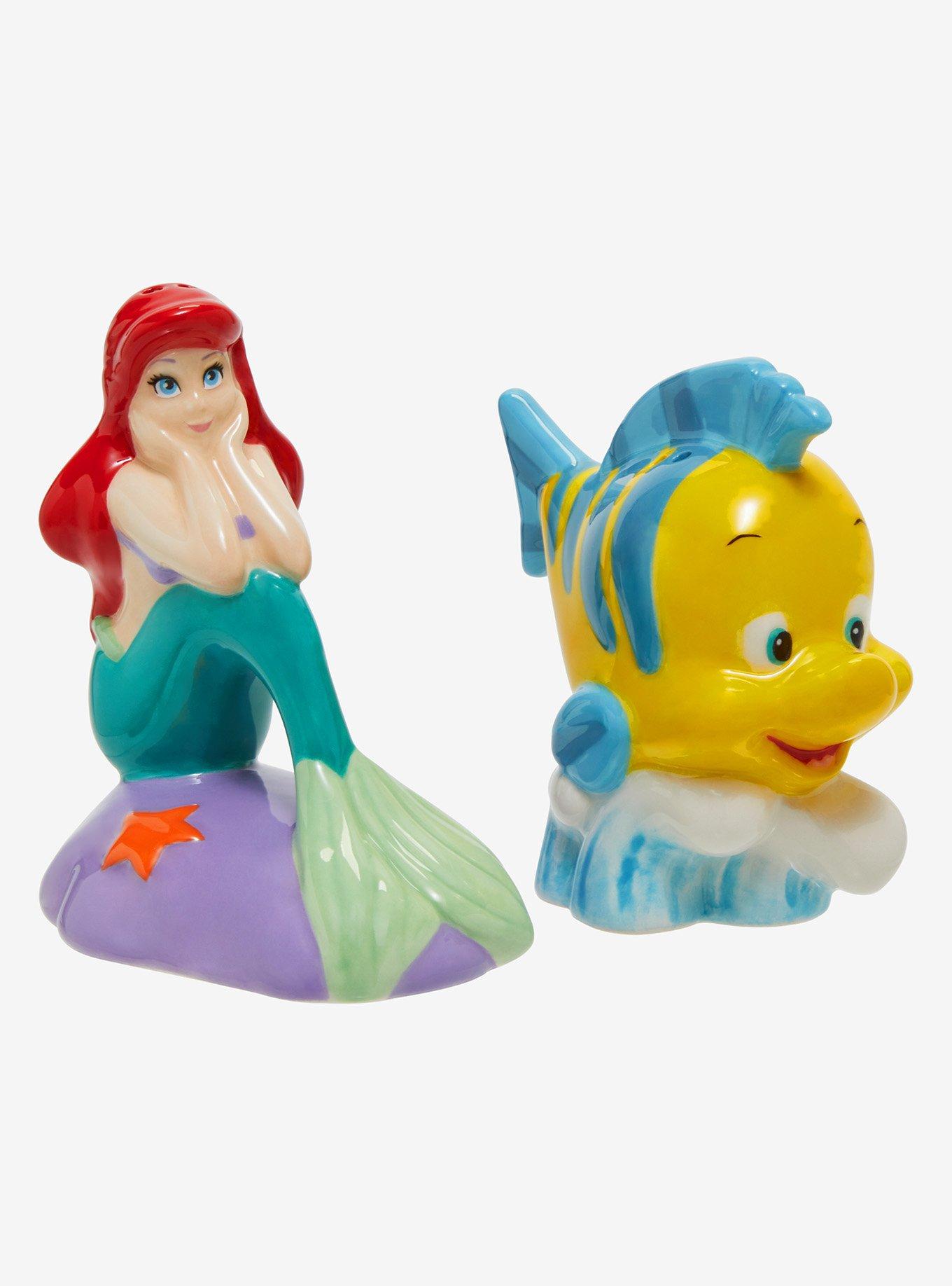 Disney The Little Mermaid Ariel & Flounder Salt and Pepper Shakers, , hi-res