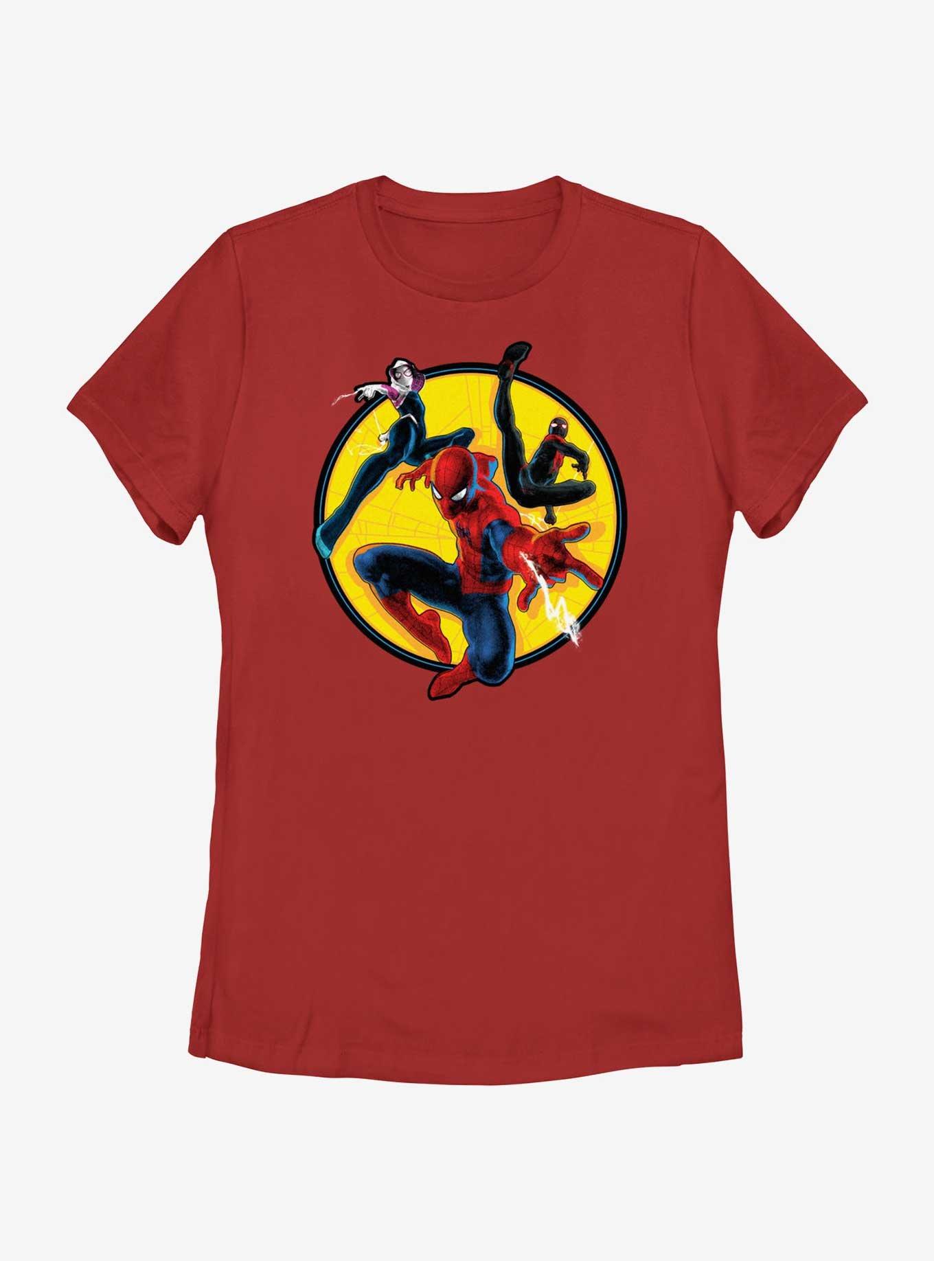 Marvel Spider-Man Spider Team Womens T-Shirt