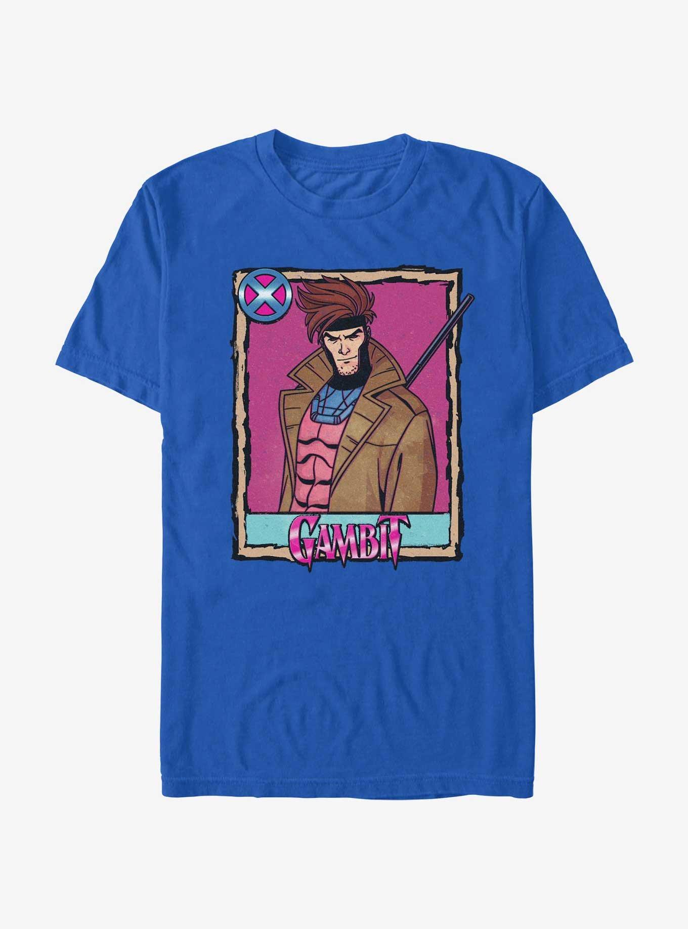 Marvel X-Men Degree Of Risk Gambit T-Shirt, ROYAL, hi-res