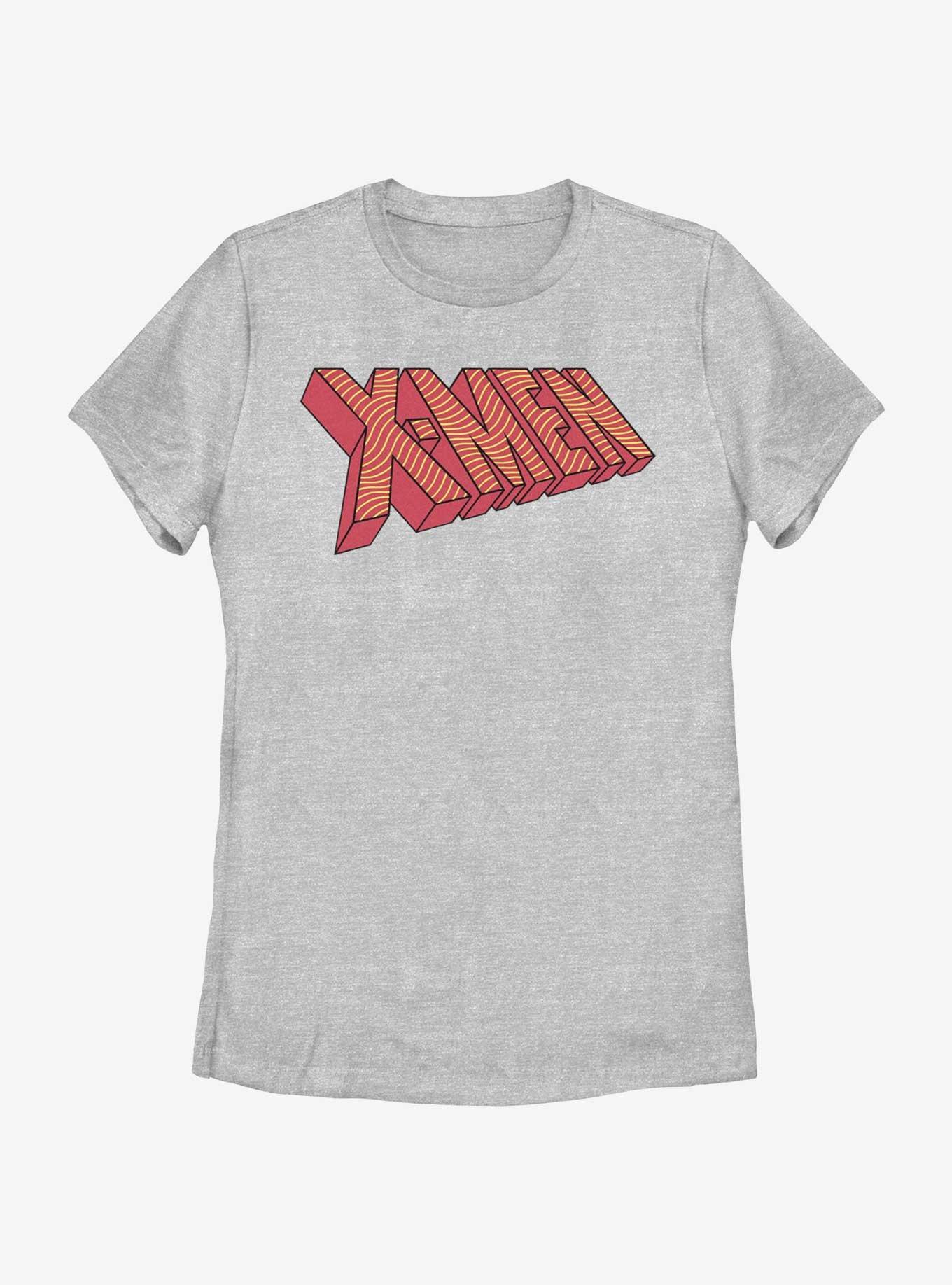 Marvel X-Men Waves Logo Womens T-Shirt, ATH HTR, hi-res