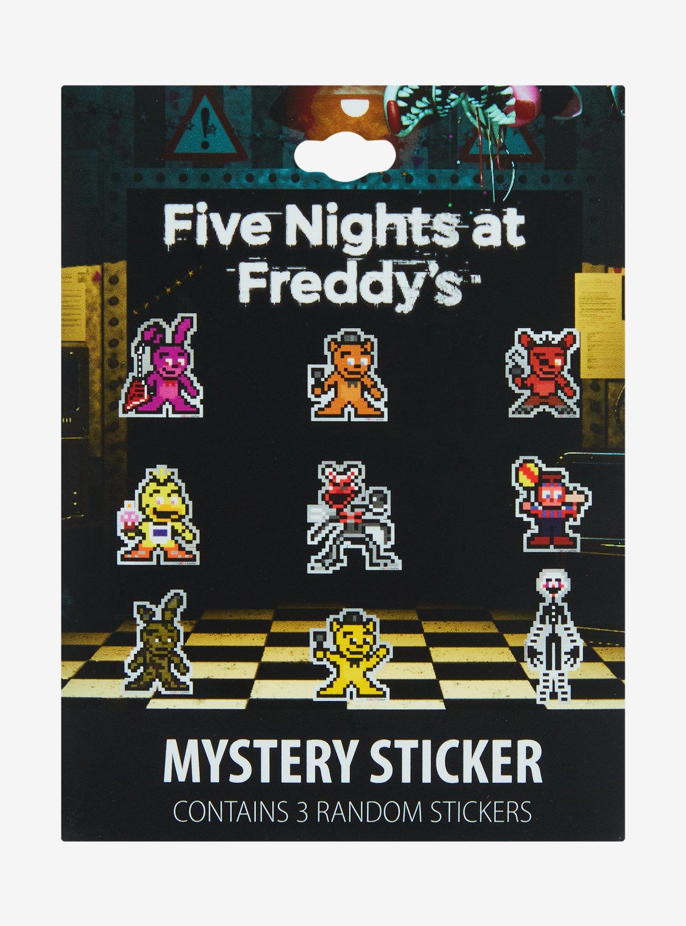Five Nights At Freddy's Pixel Blind Sticker Pack Hot Topic