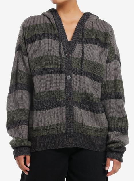 〜00's Sweat Cardigan Vintage Hand Knit Wool Cowichan Sweater, Cardigan (B146