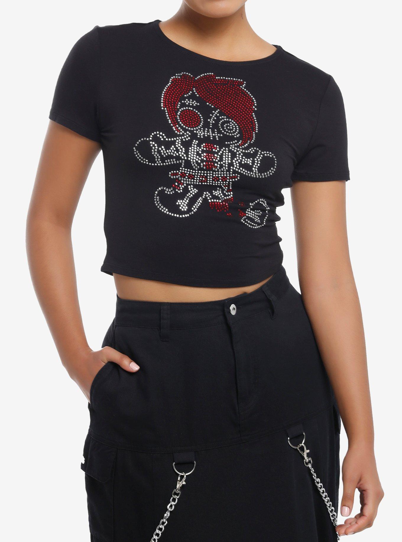 Social Collision Punk Gingerbread Rhinestone Girls Baby T-Shirt, , hi-res