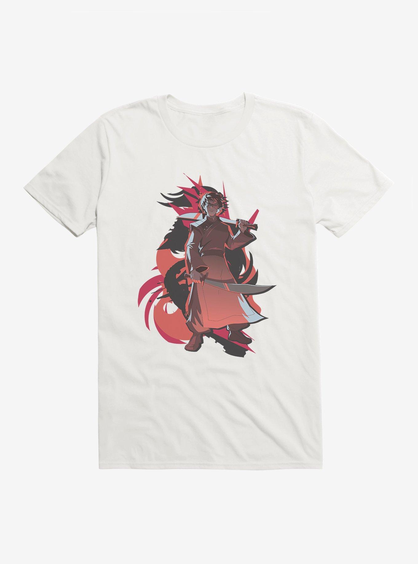 Avatar: The Last Airbender Zuko Swords T-Shirt, WHITE, hi-res