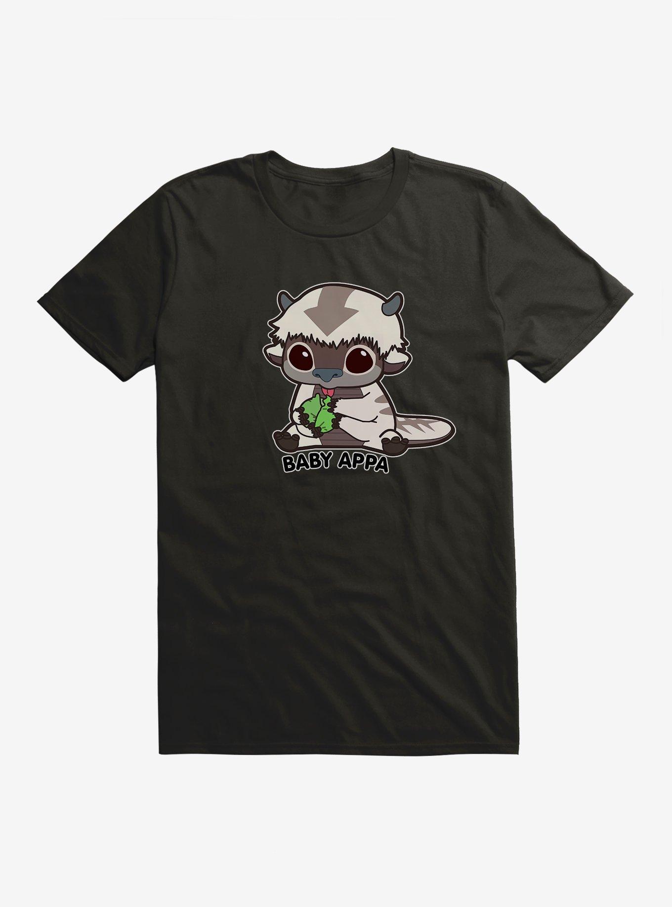 Avatar: The Last Airbender Cute Baby Appa T-Shirt - BoxLunch Exclusive, BLACK, hi-res