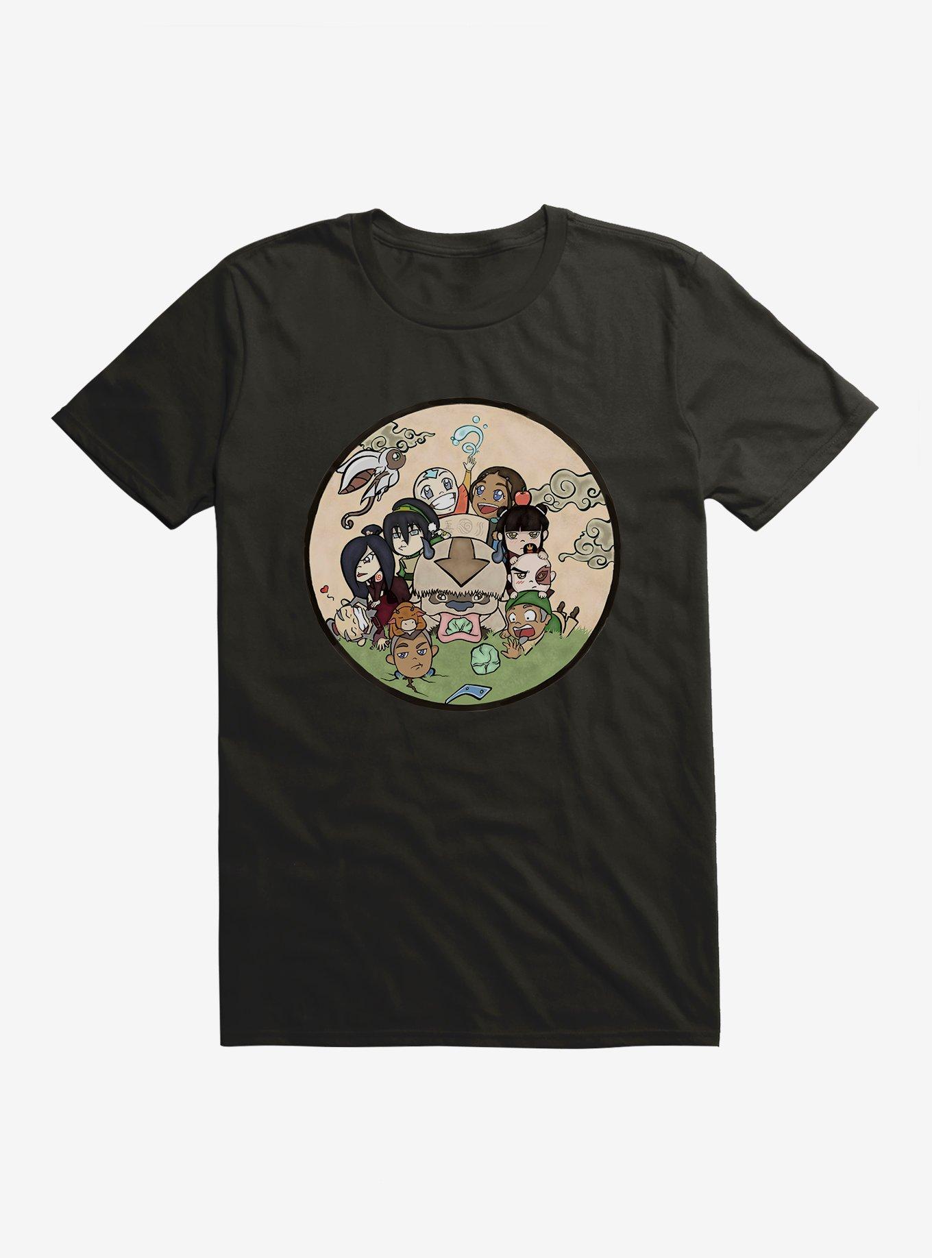 Avatar: The Last Airbender Aang's Memories T-Shirt, BLACK, hi-res