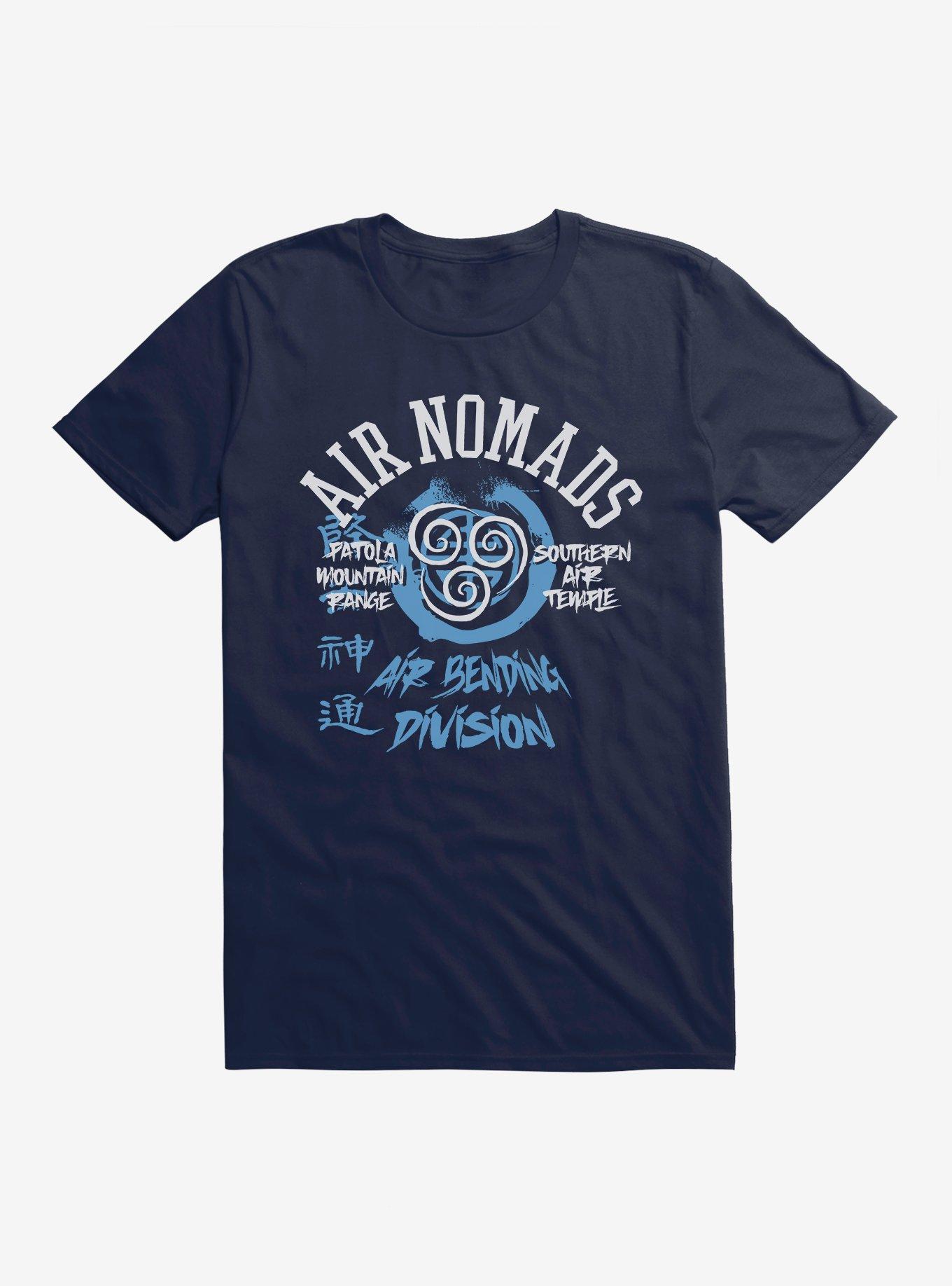 Avatar: The Last Airbender Air Nomads Air Benders T-Shirt, MIDNIGHT NAVY, hi-res