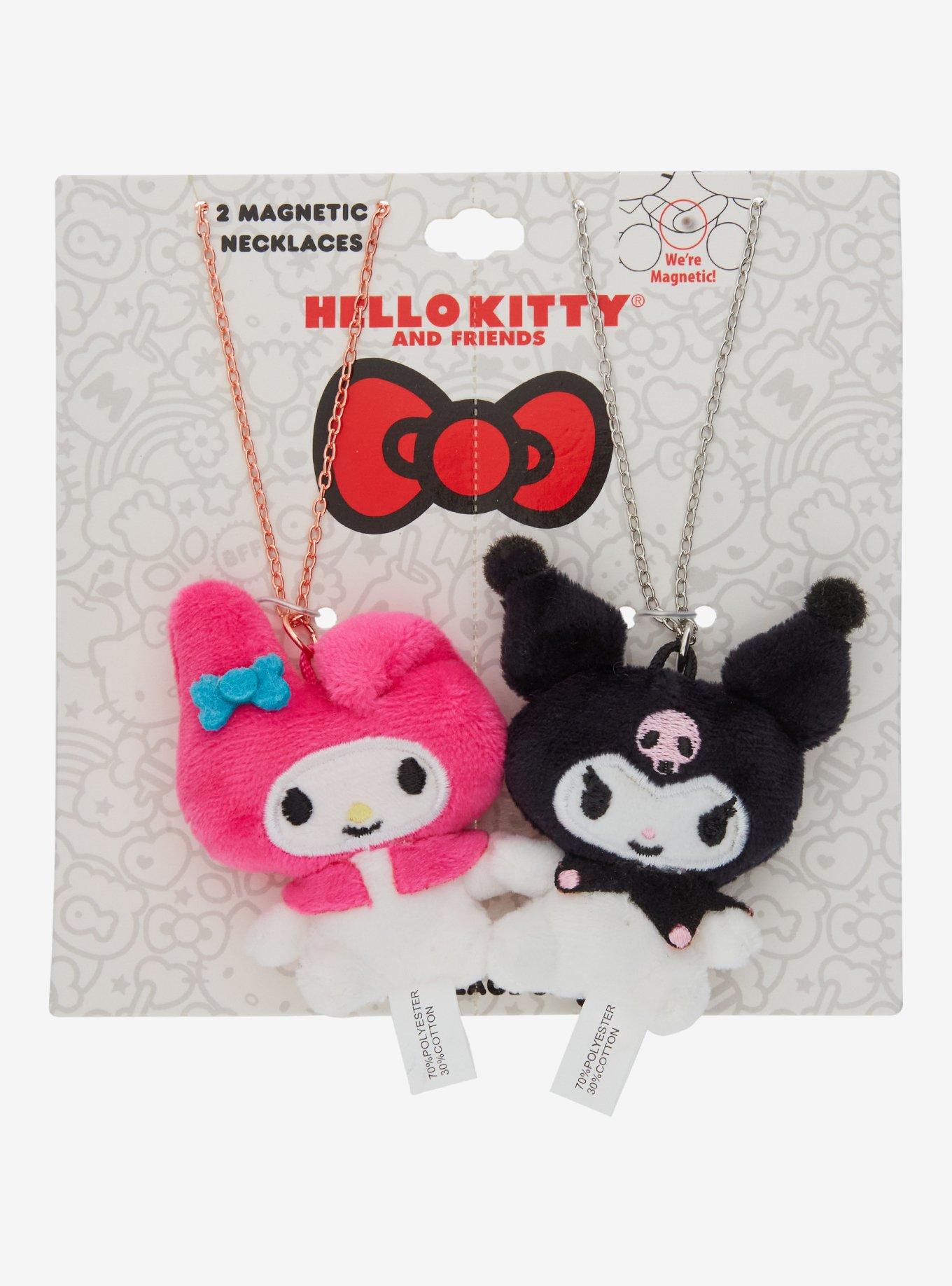 My Melody & Kuromi Plush Best Friend Necklace Set, , hi-res