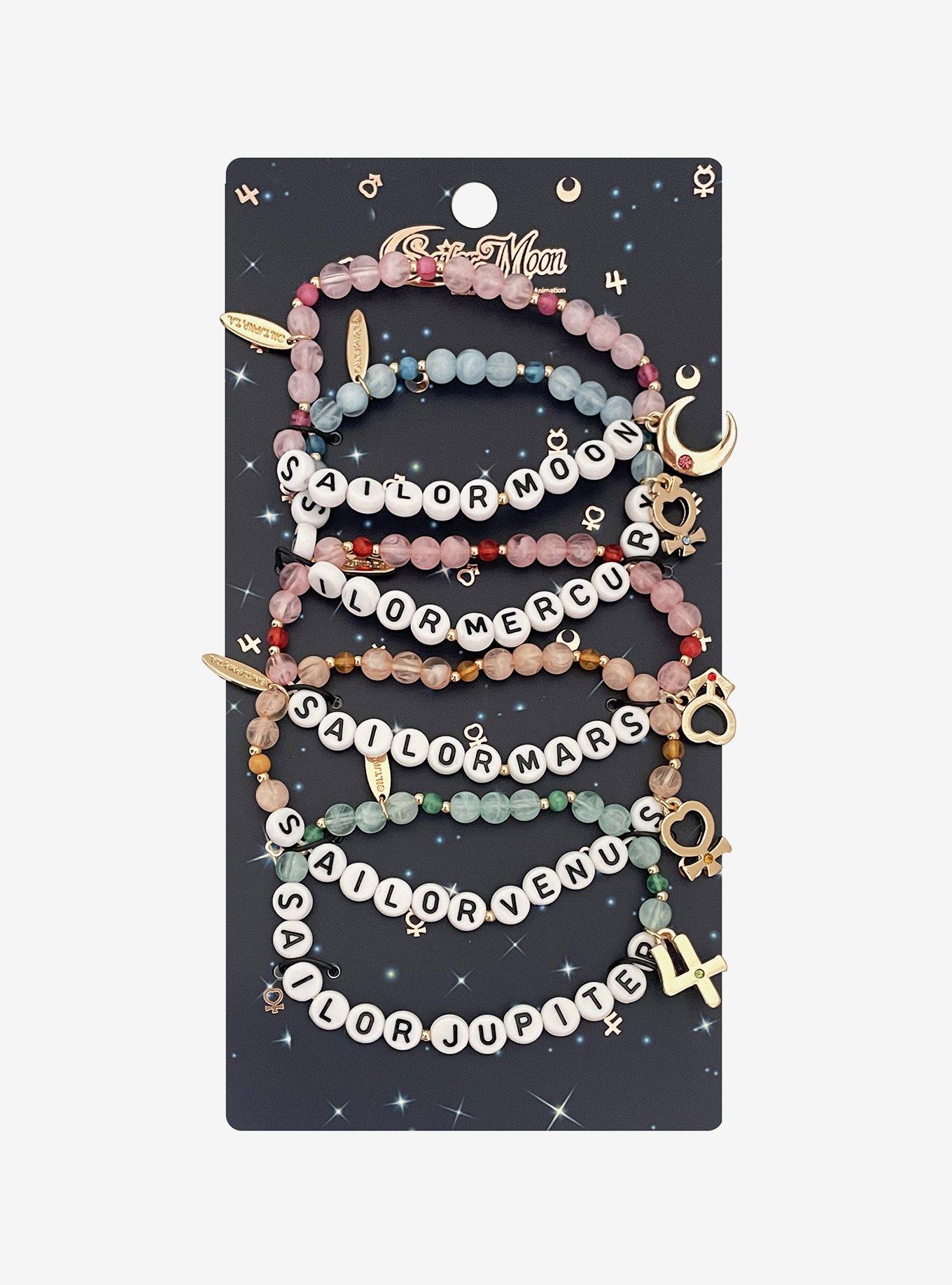 Pretty Guardian Sailor Moon Sailor Scouts Bracelet Set, , hi-res